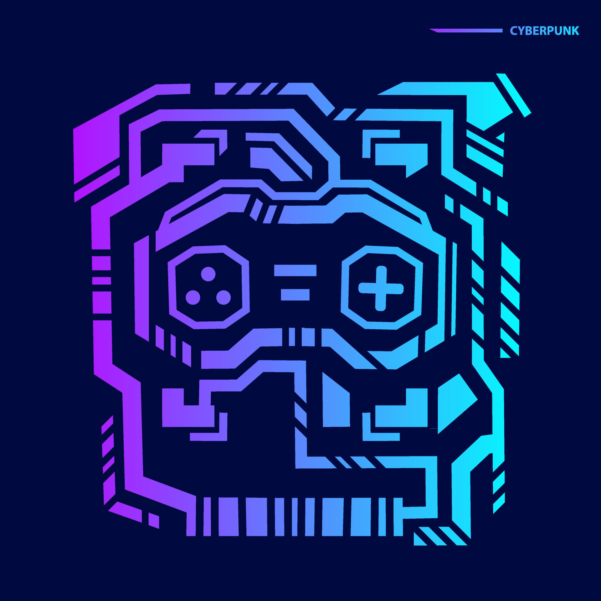 Wallpaper #gABY644BSdW8dNougBFN29 Modern Cyberpunk Backgroundabstract Vector with Futuristic Shape