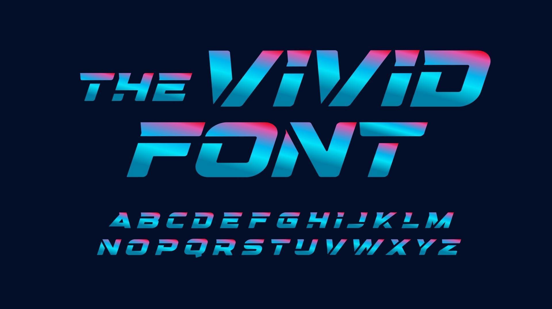 Wallpaper #X3NIho4BFI5NbQksSh8U28 Vivid Cyberpunk Letters Set Blue and Pink Highlighted Italic and Bold