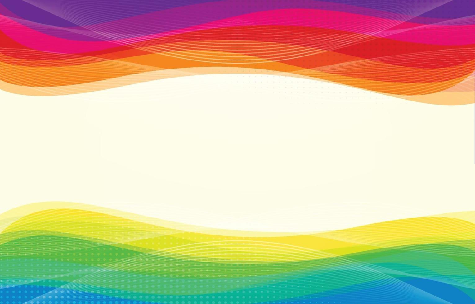 Wallpaper #A23NaZcBycdYOYFT2nGj11 Rainbow Wave Abstract Background 1948858 Vector Art at Vecteezy