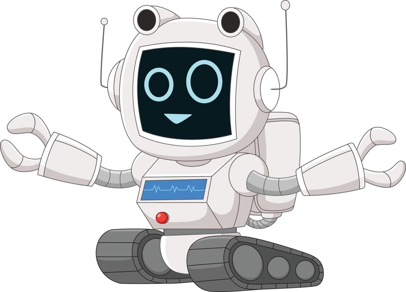 Wallpaper #vWdm9pIBSpphPi3-zYNc195 Cute Robot Cartoon with Wheels 15219684 Vector Art at Vecteezy
