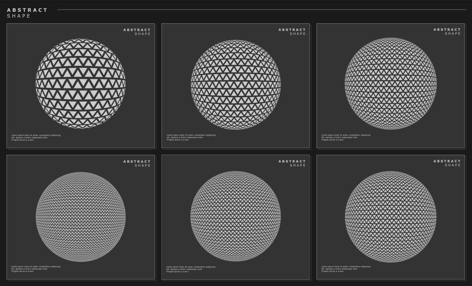 Wallpaper #BGcT6pIBSpphPi3-TUVE112 Modern Abstract Triangle Globe Design Template Set Digital Pixel