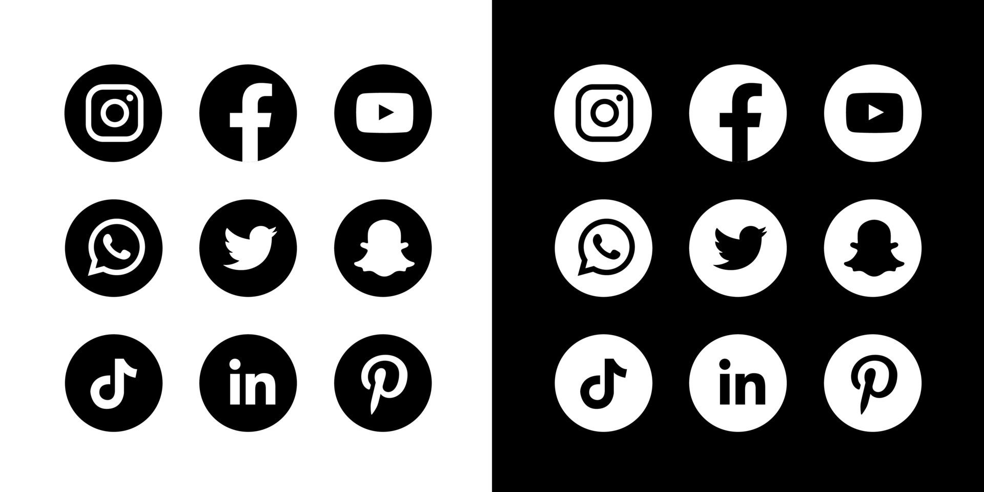 Wallpaper #lWe_75IBSpphPi3-ZGNL217 White Social Media Icons Vector Art Icons and Graphics for Free Download