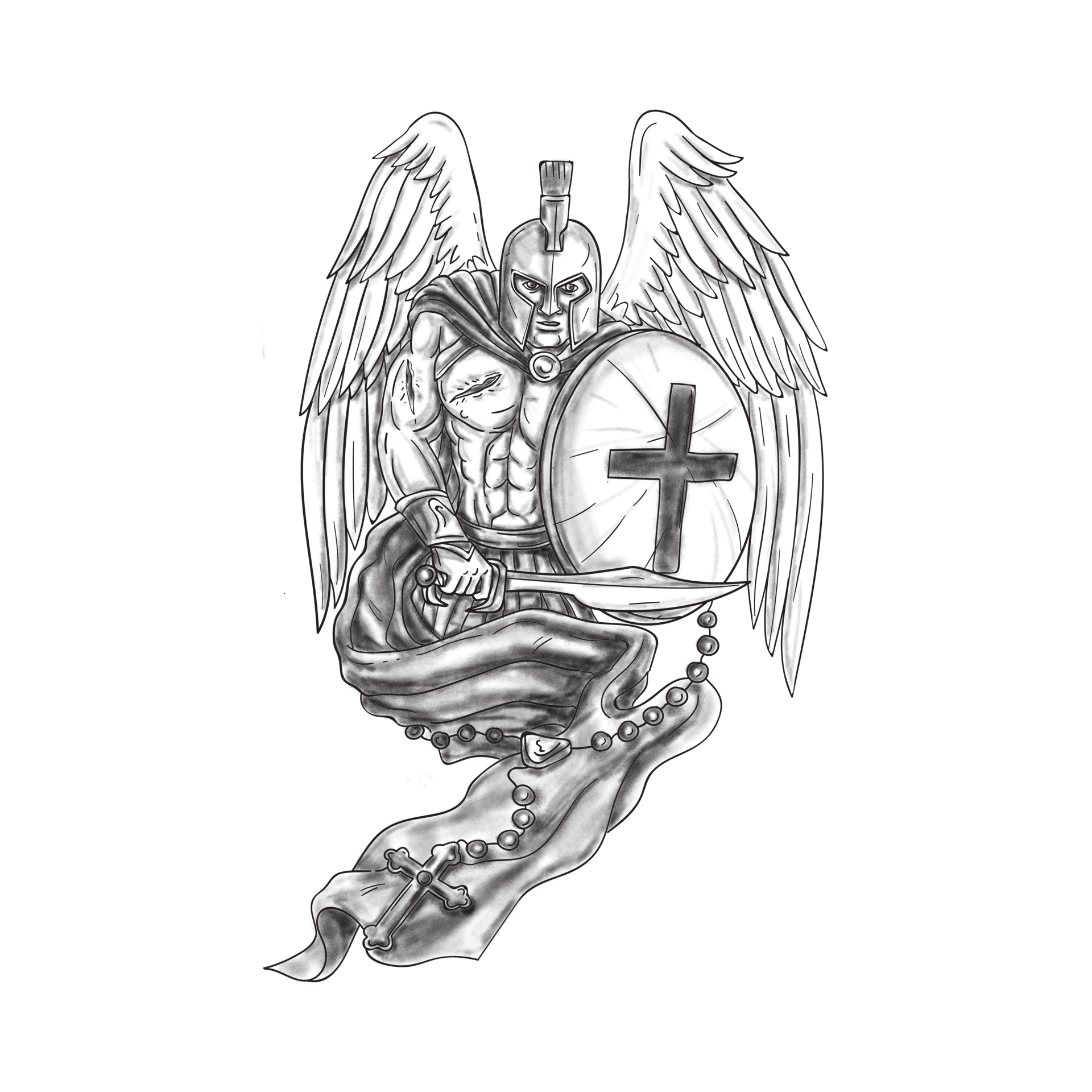Wallpaper #AWjQGZMBSpphPi3-KBla36 300 Spartan Shield Tattoo