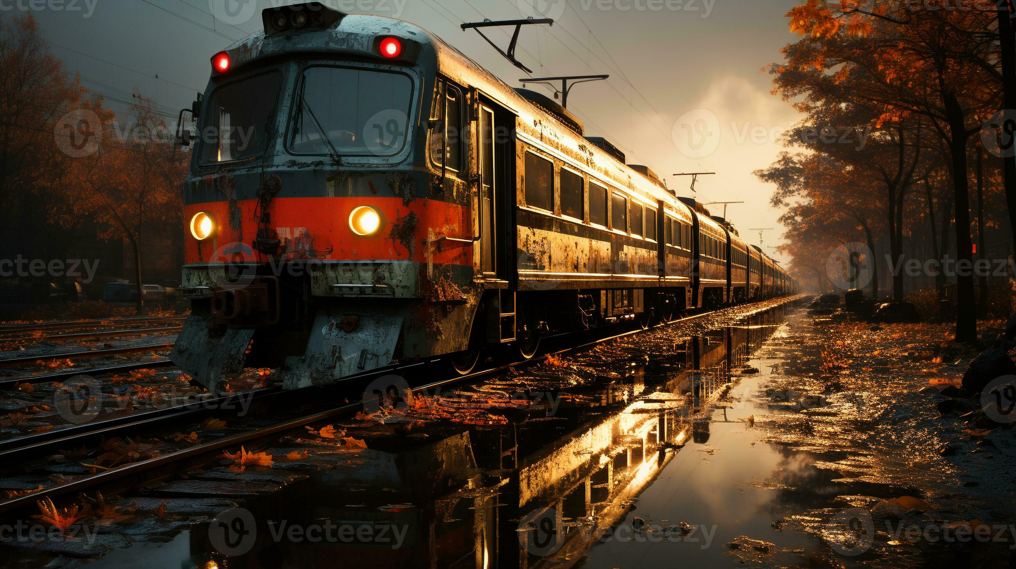 Wallpaper #xqU8MpMB0vj5YdARJtON24 AI Generated 3D Realistic Trains 35313164 Stock Photo at Vecteezy