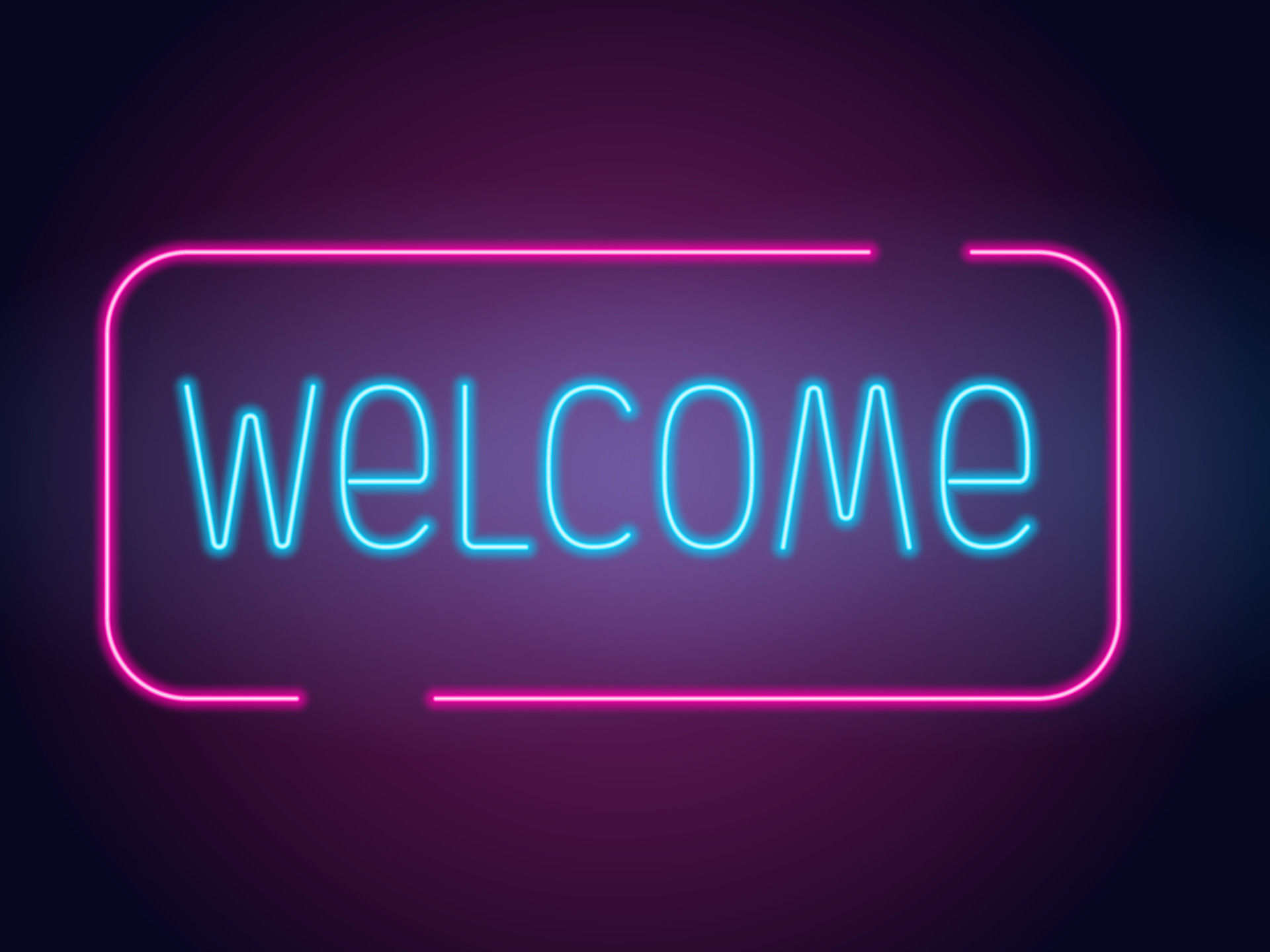 Wallpaper #PDHeNZMB5zzyi_yYylio273 Welcome Neon Text Vector Welcome Neon Sign Design Template Modern