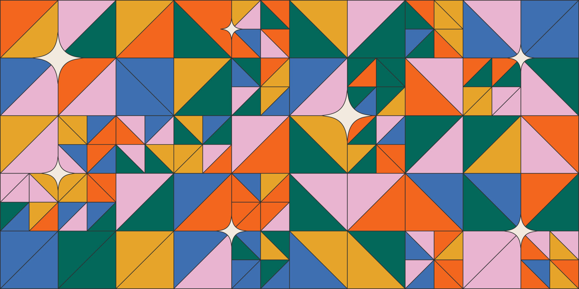 Wallpaper #_2eP9ZIBSpphPi3-1n_c227 Simple Geometric Abstract Vector Pattern with Different Shapes Stars