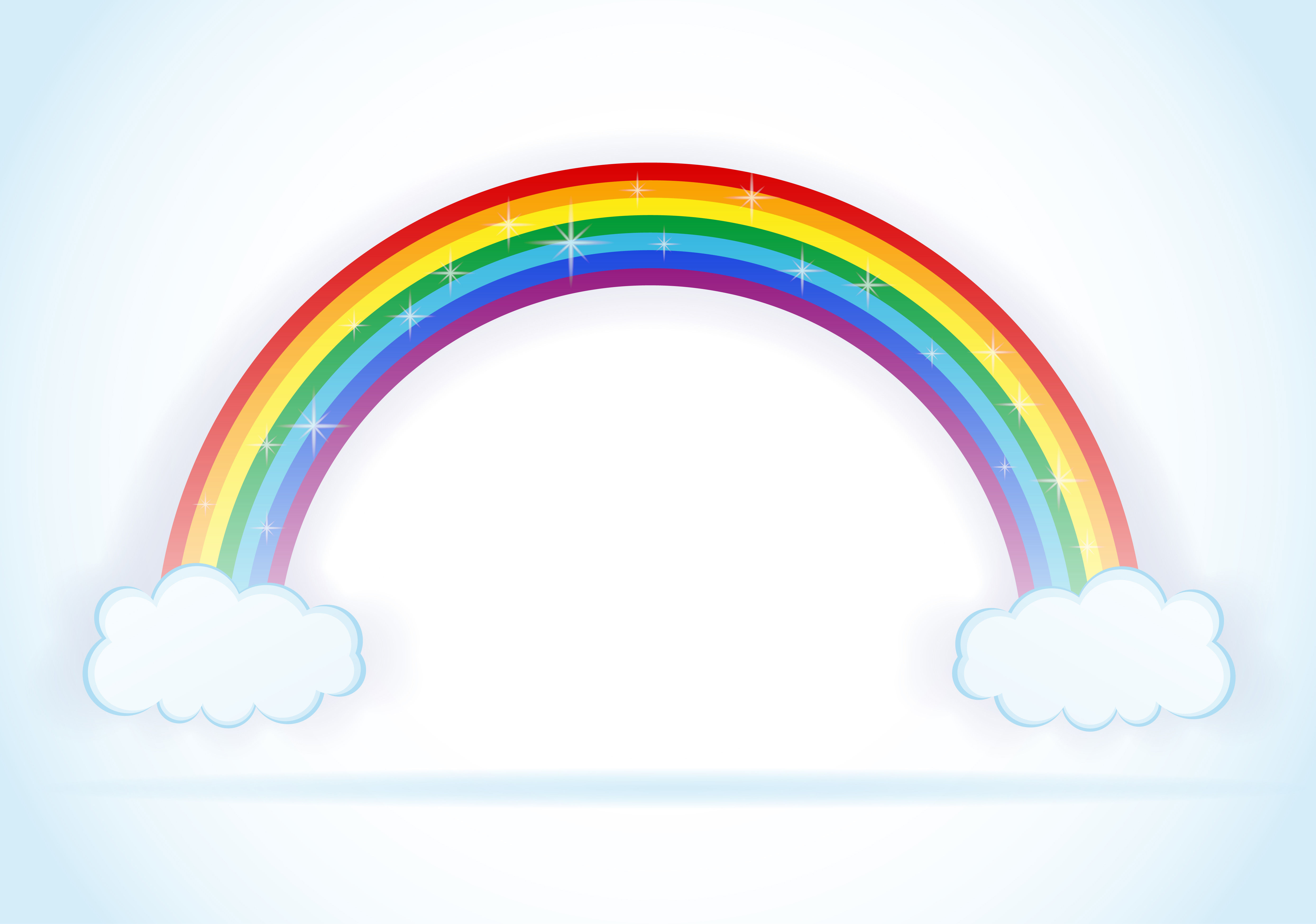 Wallpaper #_2eP9ZIBSpphPi3-1n_c45 Abstract Rainbow with Clouds Vector Illustration 510940 Vector Art at