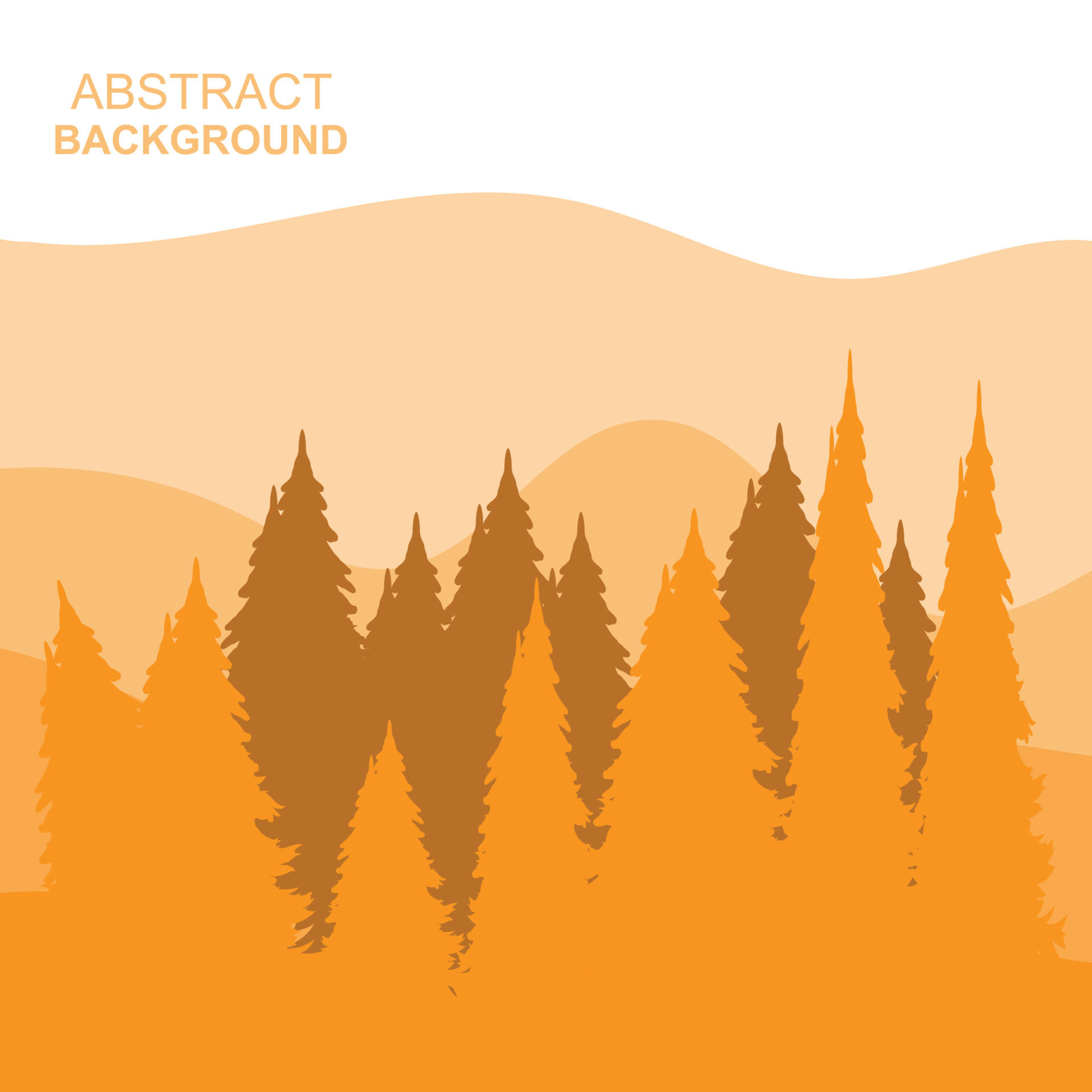 Wallpaper #qh0TLZMBlOZrFDOkGc5n340 Abstract Forest Mountains Vector Illustration Background Design