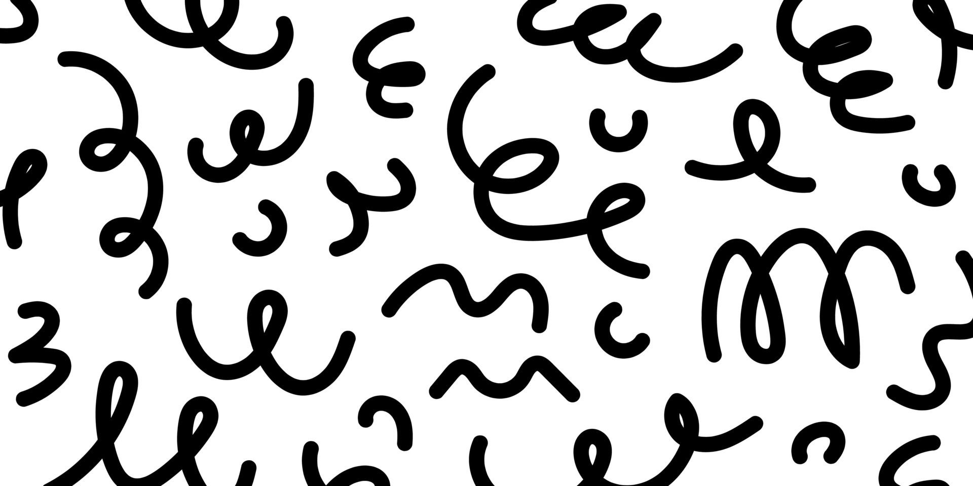Wallpaper #NL0NpJcBxtB1RJ-K4LkL15 Black and White Hand Drawn Element Pattern Creative Doodle Abstract