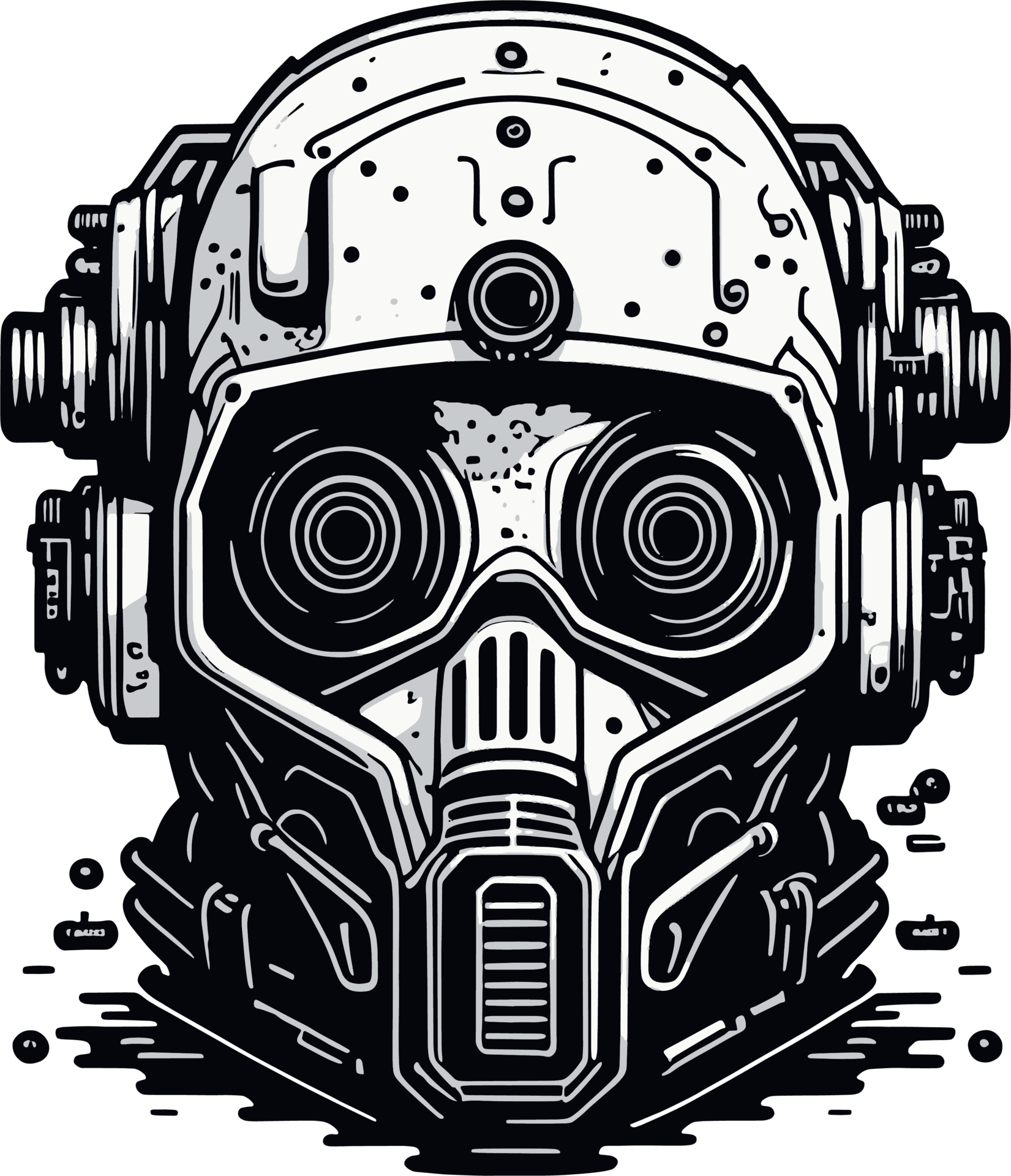 Wallpaper #d86KJZMB71dOy6JZqRSZ411 Futuristic Cyber Punk Helmet with 23638133 Png