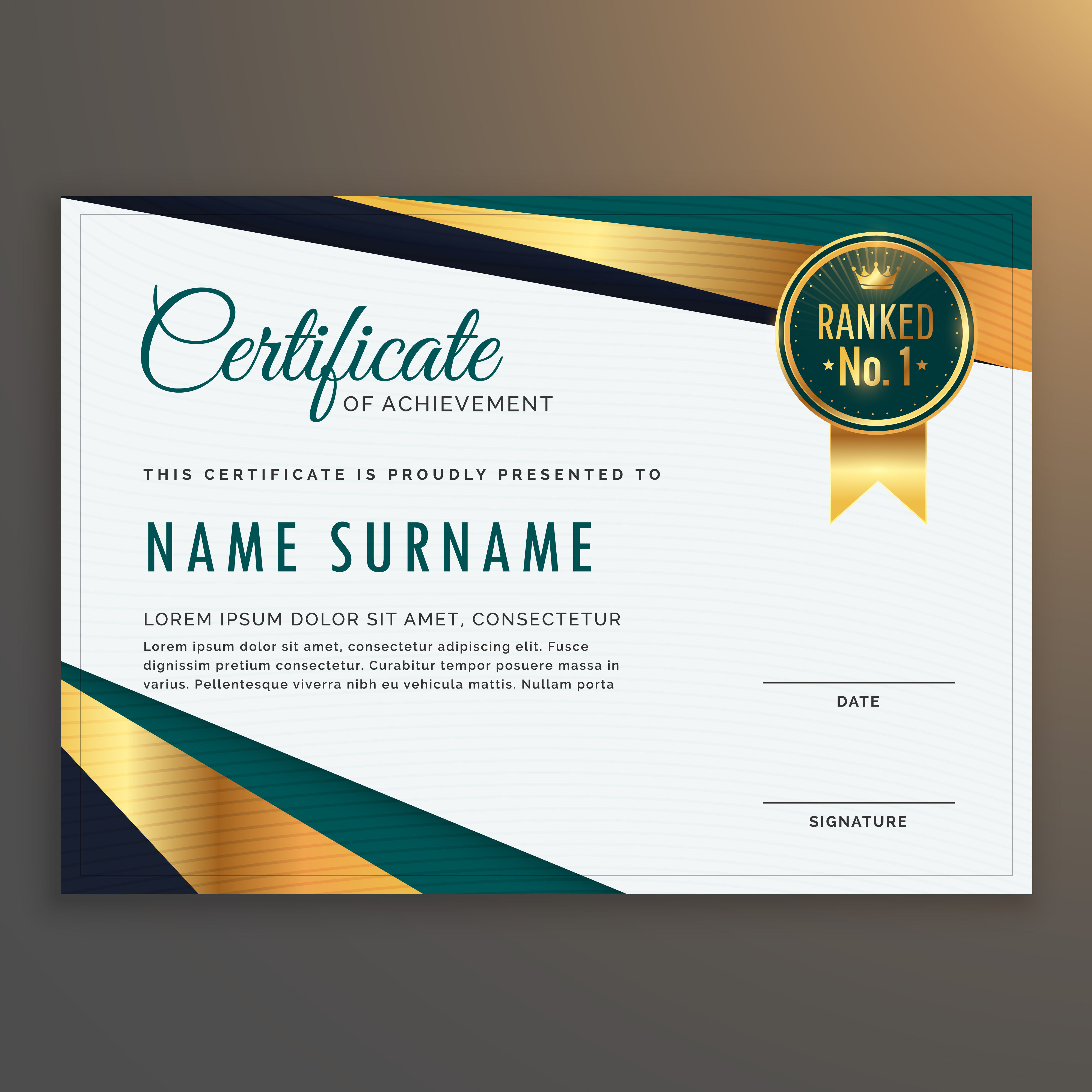 Wallpaper #_wM6Y5MBpyOg8YnEo9Sb327 Premium Modern Certificate Template Vector Design Download Free