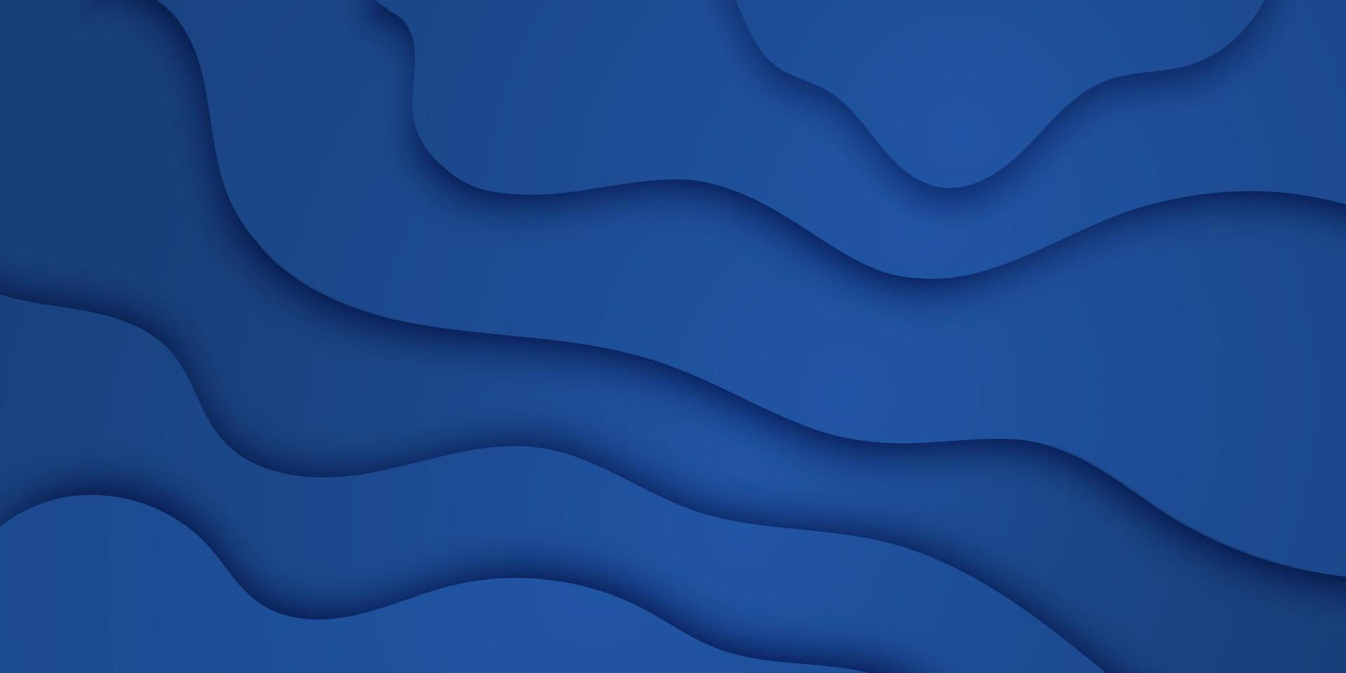 Wallpaper #Z2f7-5IBSpphPi3-9ZYM251 Abstract Dark Blue Paper and Overlap Wave Curve Line Dimension Modern