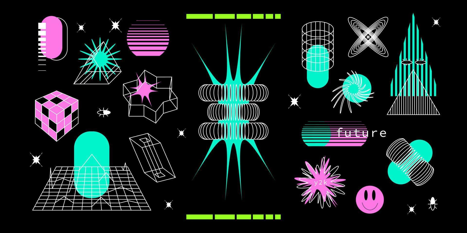 Wallpaper #vHMphI4BFI5NbQksQBxJ36 A Set Strange Warframe Futurism 3D Futuristic Geometric Shapes