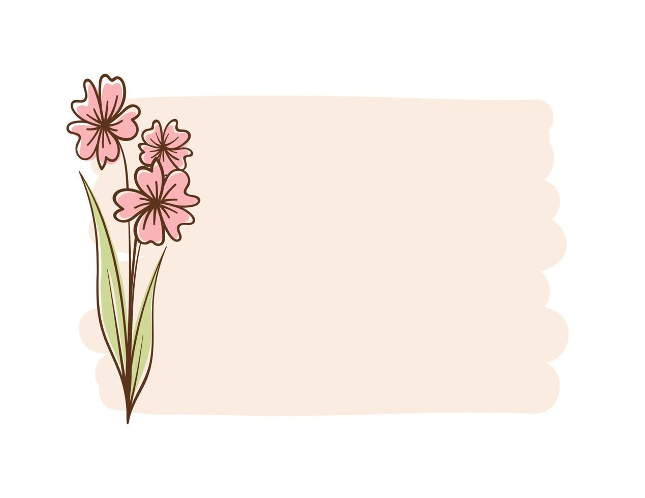 Wallpaper #ymhVIpMBSpphPi3-7TIp278 Aesthetic Boho Floral Frame Cute Pastel Border for Card Design