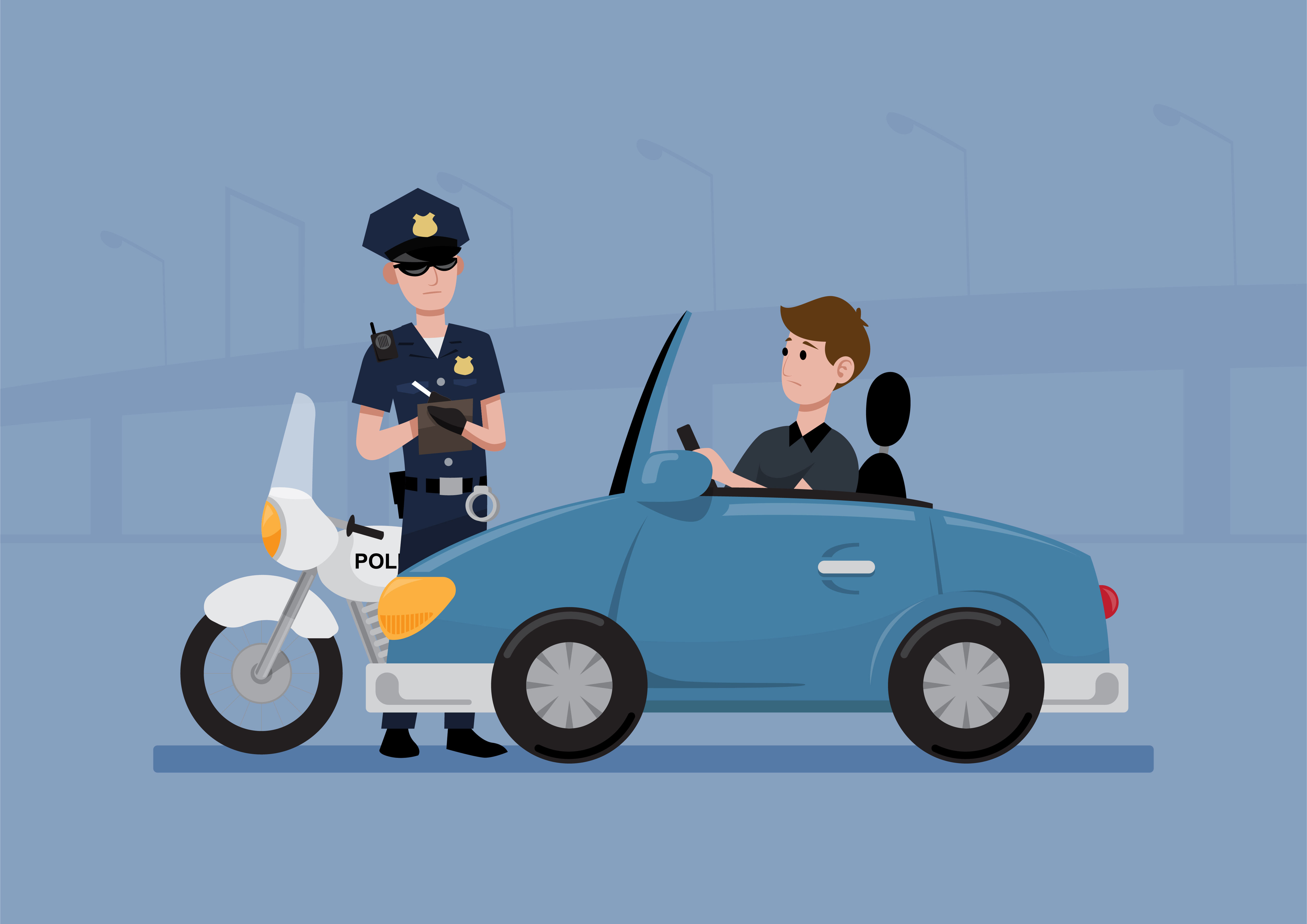Wallpaper #Tj9HPJMBLiIJ4c9O7ZGl224 Police Officer Writing a Ticket 1222760 Vector Art at Vecteezy