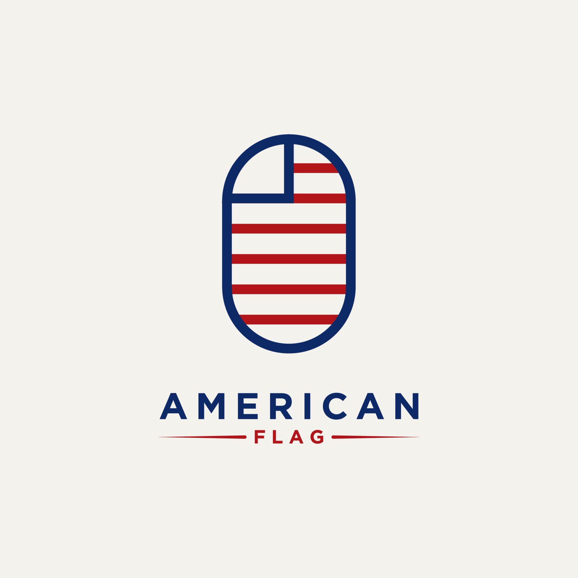 Wallpaper #de5b9 Premium Vector Minimalist American Flag Illustration Drawn with a