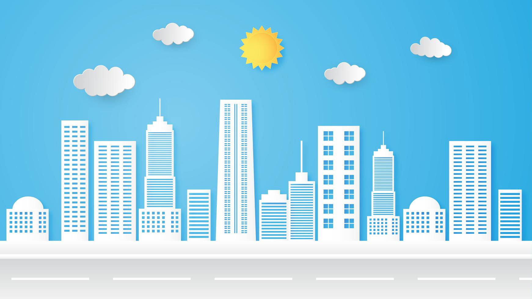 Wallpaper #dmfr65IBSpphPi3-5U-B56 Illustration of Cityscape Building and Skyline Urban Landscape