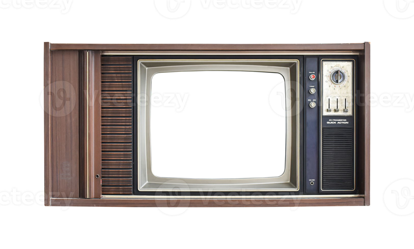 Wallpaper #smeAApMBSpphPi3-3a--17 Old Vintage TV with Blank Transparent Screen and Background Png Format