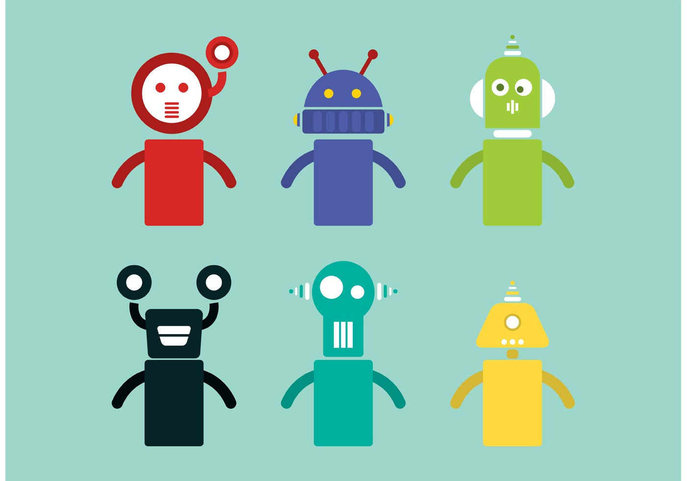 Wallpaper #vWdm9pIBSpphPi3-zYNc156 Robot Vectors 85942 Vector Art at Vecteezy