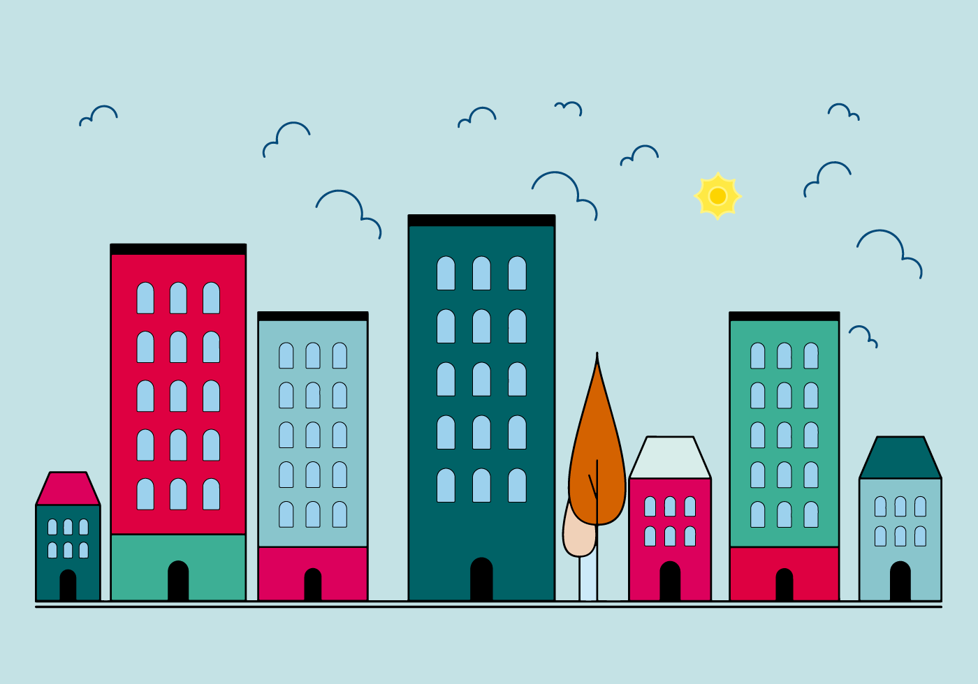 Wallpaper #dmfr65IBSpphPi3-5U-B17 Free Buildings Vector 274253 Vector Art at Vecteezy