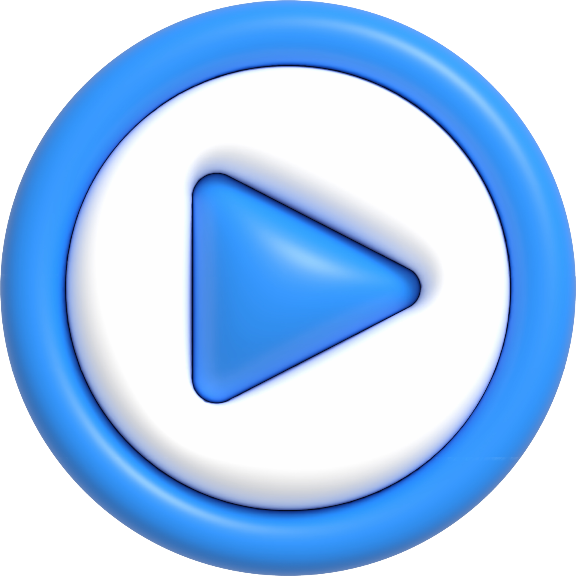 Wallpaper #9GcB_pIBSpphPi3-vp2c66 Realistic Play Button Video Player and Streaming Icon Live Stream 3D