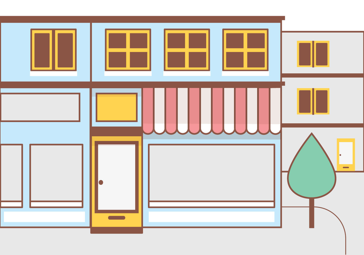 Wallpaper #dmfr65IBSpphPi3-5U-B120 Buildings Vector Background 127866 Vector Art at Vecteezy