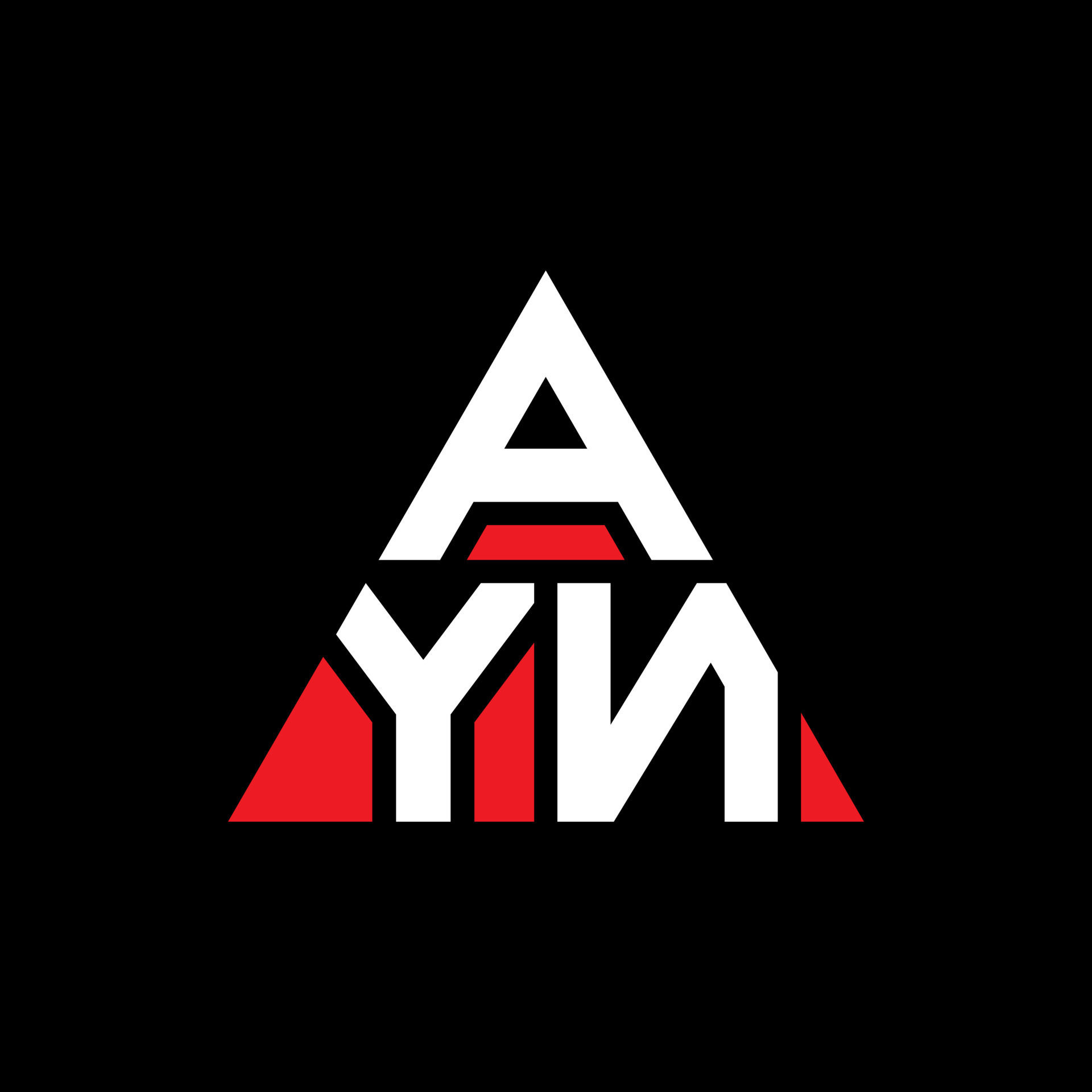 Wallpaper #G2f0-ZIBSpphPi3-oo8n322 Diseno Del Logotipo De La Letra Del Triangulo Ayn Con Forma De
