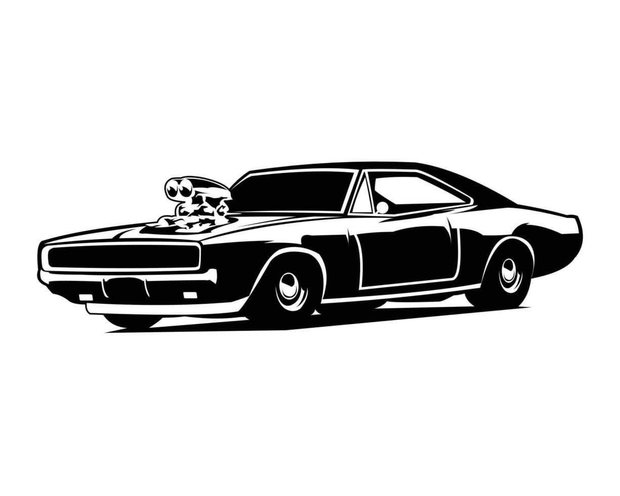 Wallpaper #02jvGJMBSpphPi3-3RRr156 Dodge Charger Car Silhouette Isolated White Background Showing from