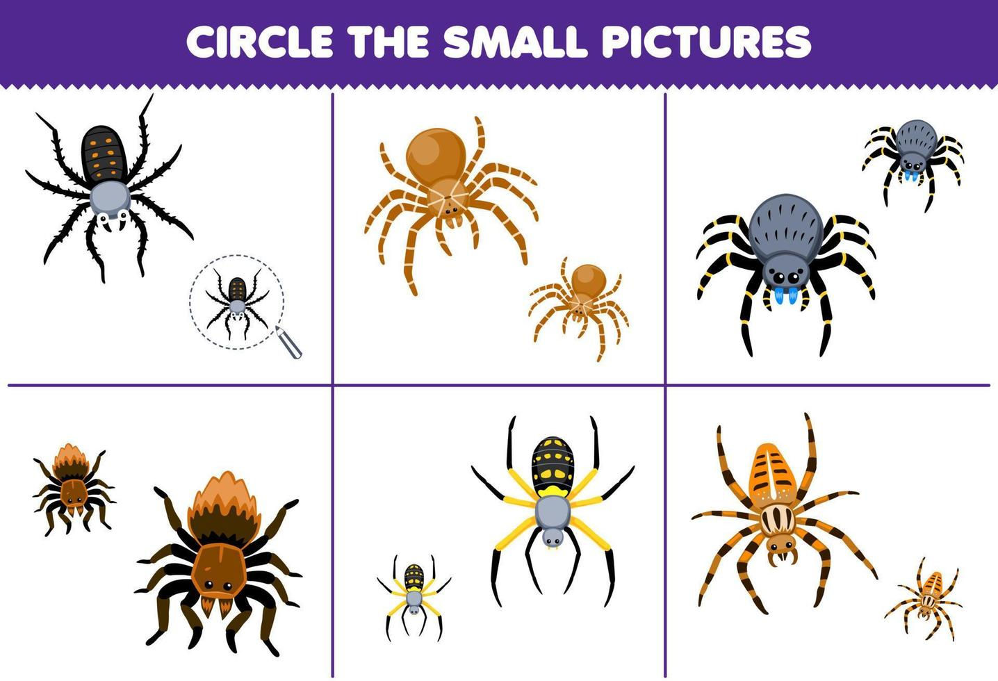 Wallpaper #dmc-DJMBSpphPi3--N2q278 Education Game for Children Choose the Small Picture of Cute Cartoon