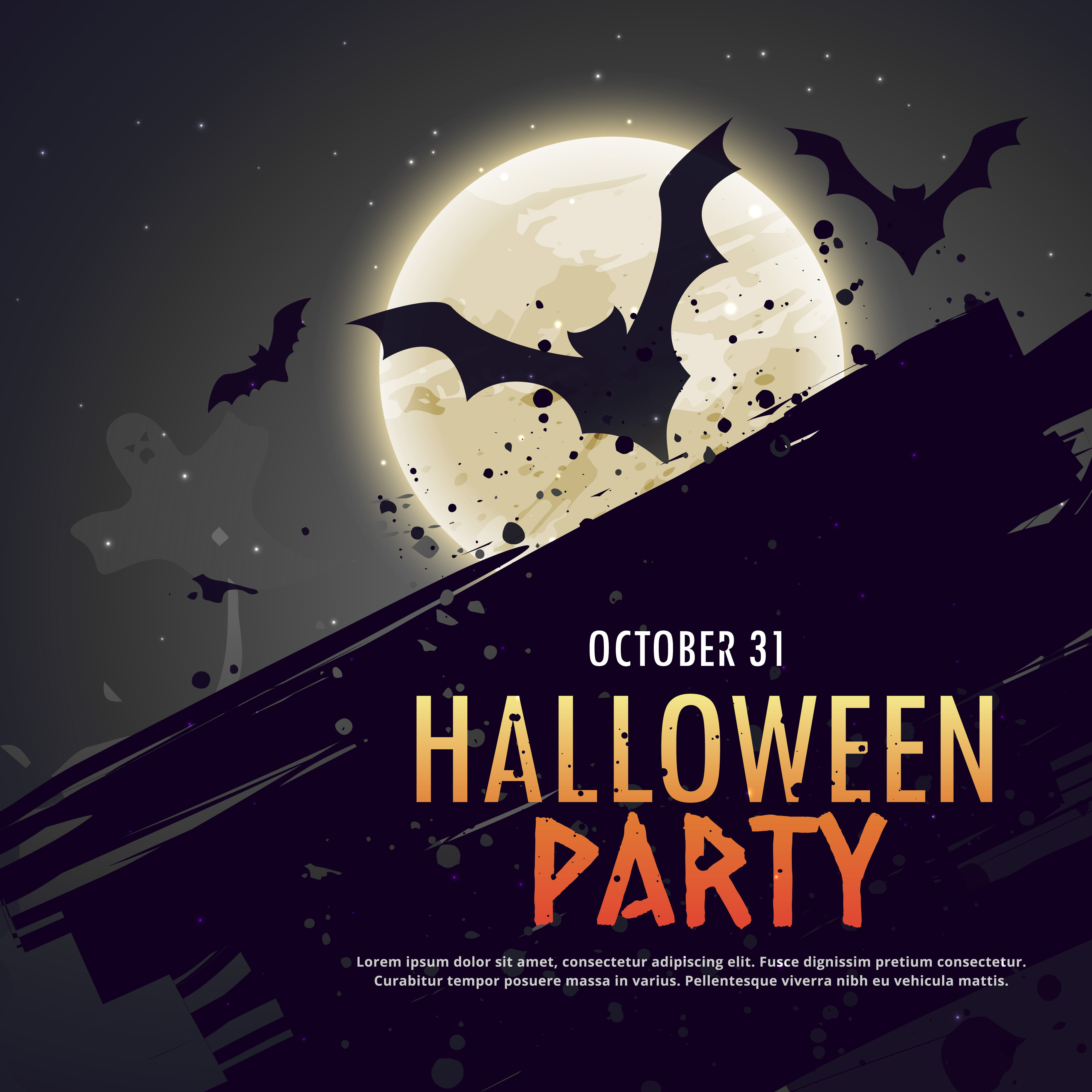 Wallpaper #80b81 Halloween Moon Bats Clipart Halloween Clipart Bats Etsy