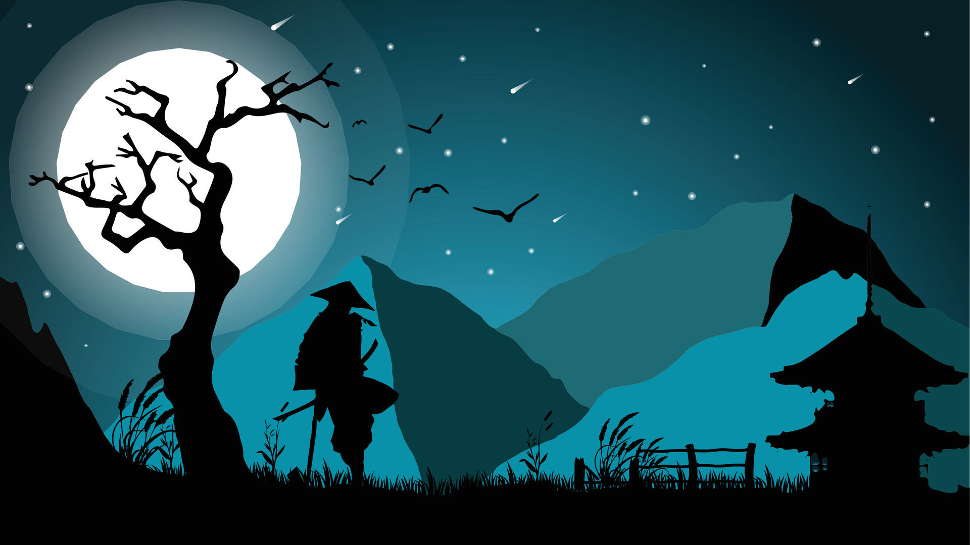 Wallpaper #KQNWZJMBpyOg8YnE9Nfm262 Samurai Wallpaper 4K Desktop Samurai Background Midnight Vibe and