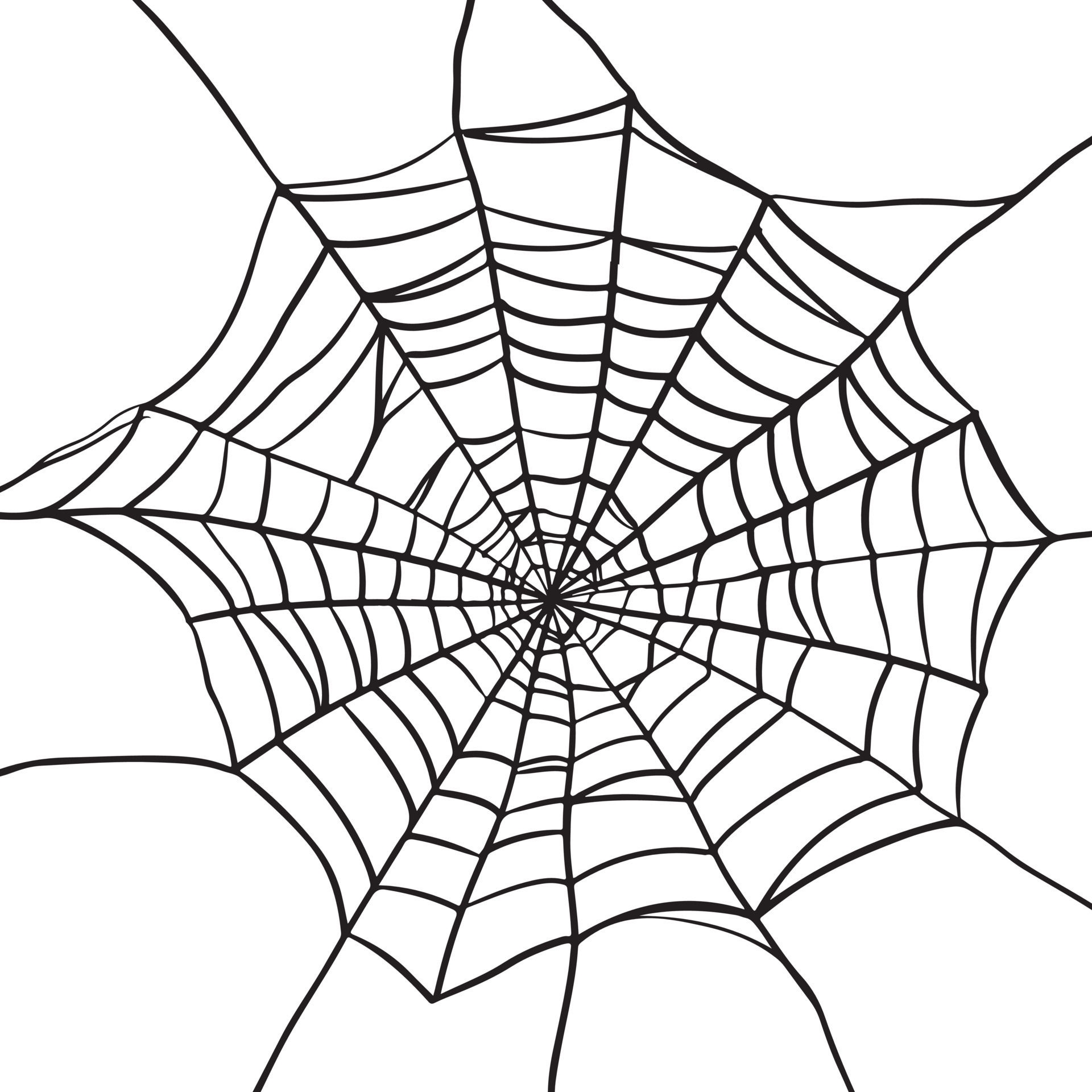 Wallpaper #52dP85IBSpphPi3-BnRA104 Spider Web Set Isolated on White Background Doodle Vector Illustration