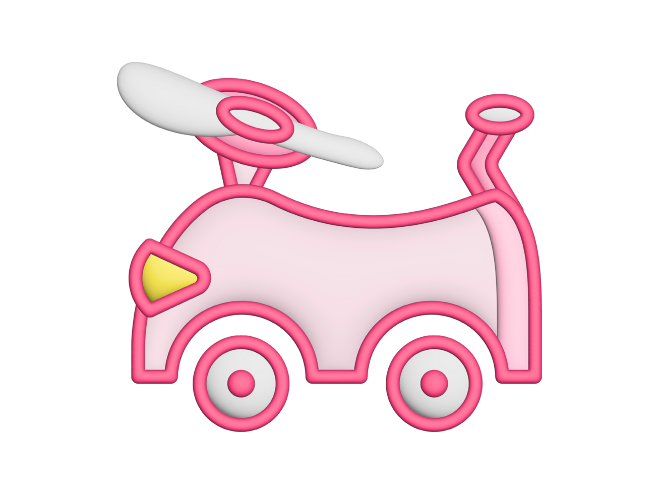 Wallpaper #OmeU-JIBSpphPi3-QYpX331 A Pink Car with a Propeller on Top 26571032 Png