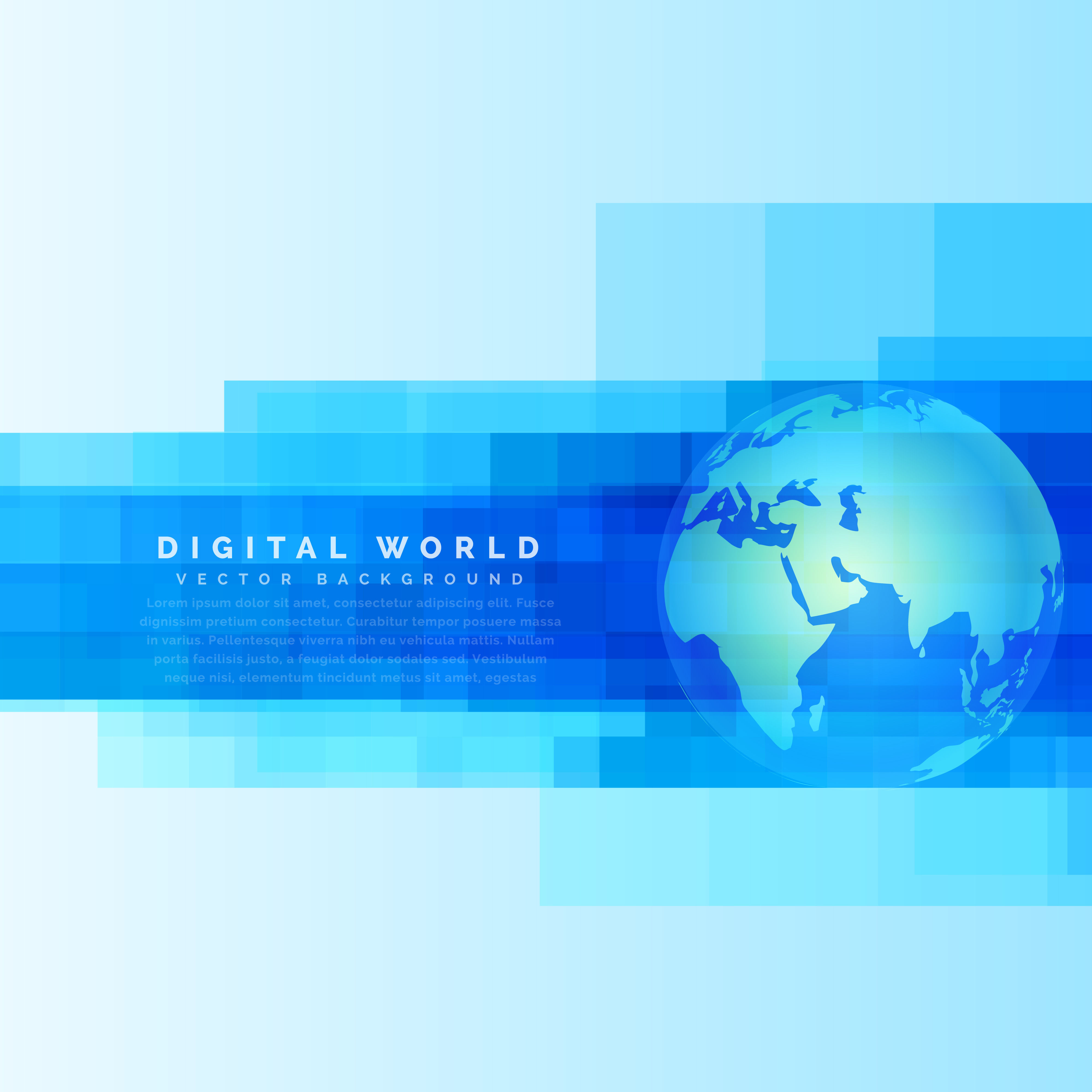 Wallpaper #BGcT6pIBSpphPi3-TUVE149 Globe Earth Map on Abstract Digital Blue Background Download Free