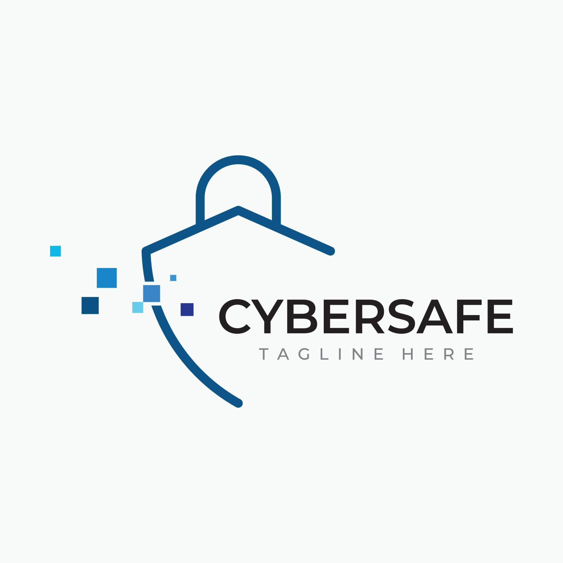 Wallpaper #kBpiUZMB1yWOL4qgnYGQ206 Creative Technology Digital Cyber Security Logo Template Design with