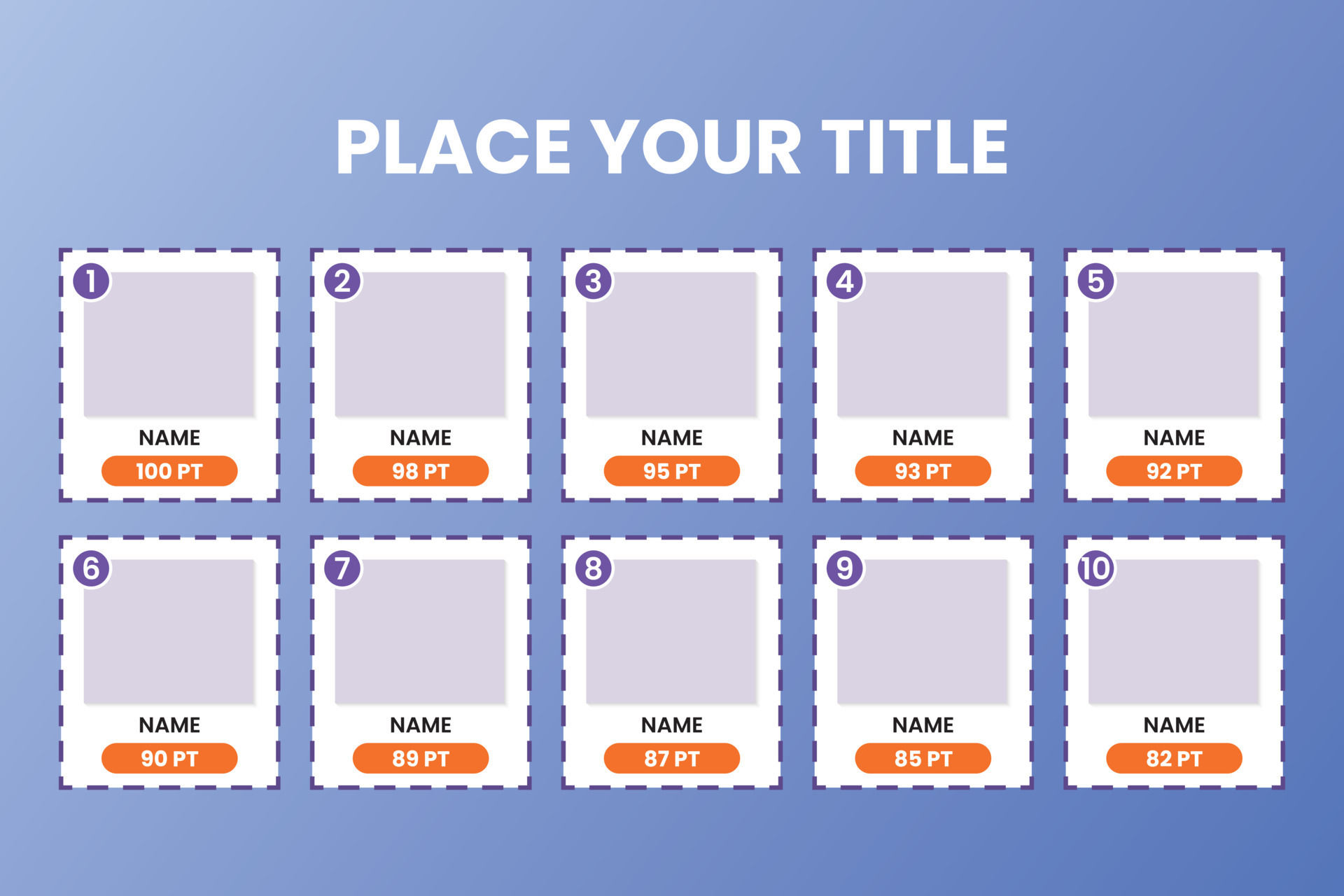 Wallpaper #mGek_ZIBSpphPi3-TpzQ331 Ranking List Template Top Chart Table Top 10 List Template Vector