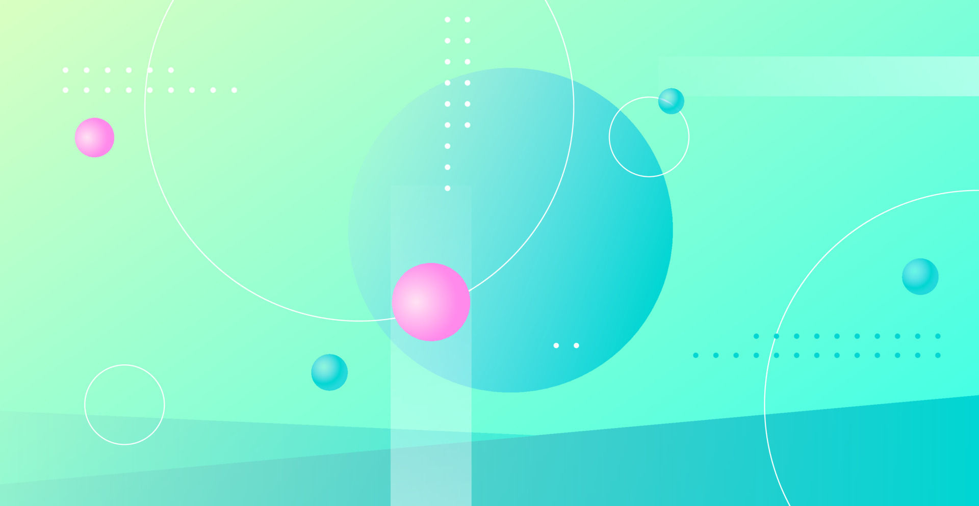Wallpaper #6ByjQJMB8JfcLg2Jbvat285 Abstract Planets on a Background of Wireframe Geometric Shapes