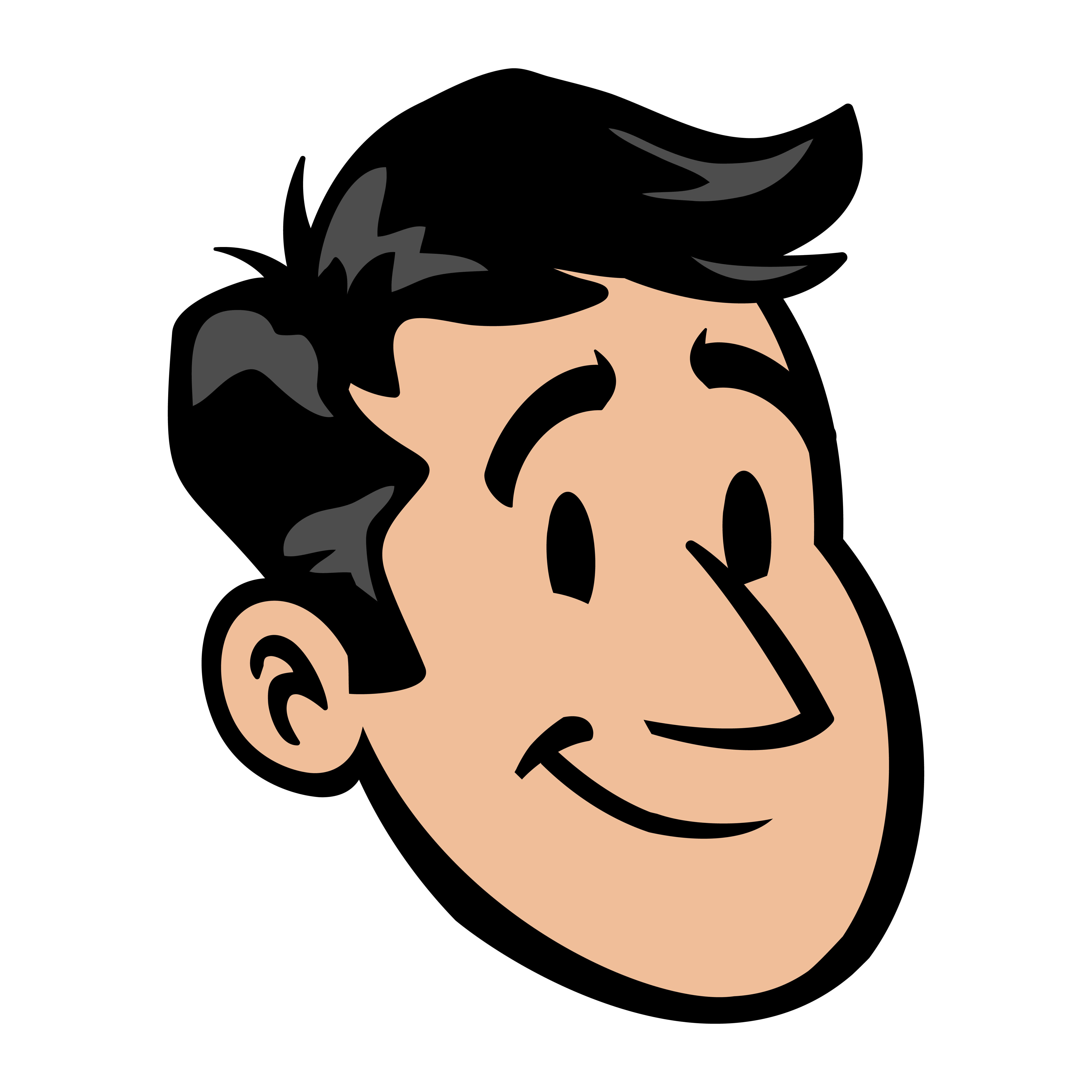 Wallpaper #PGiaG5MBSpphPi3-TiDb51 Man Head Cartoon Vector Illustration 553002 Vector Art at Vecteezy