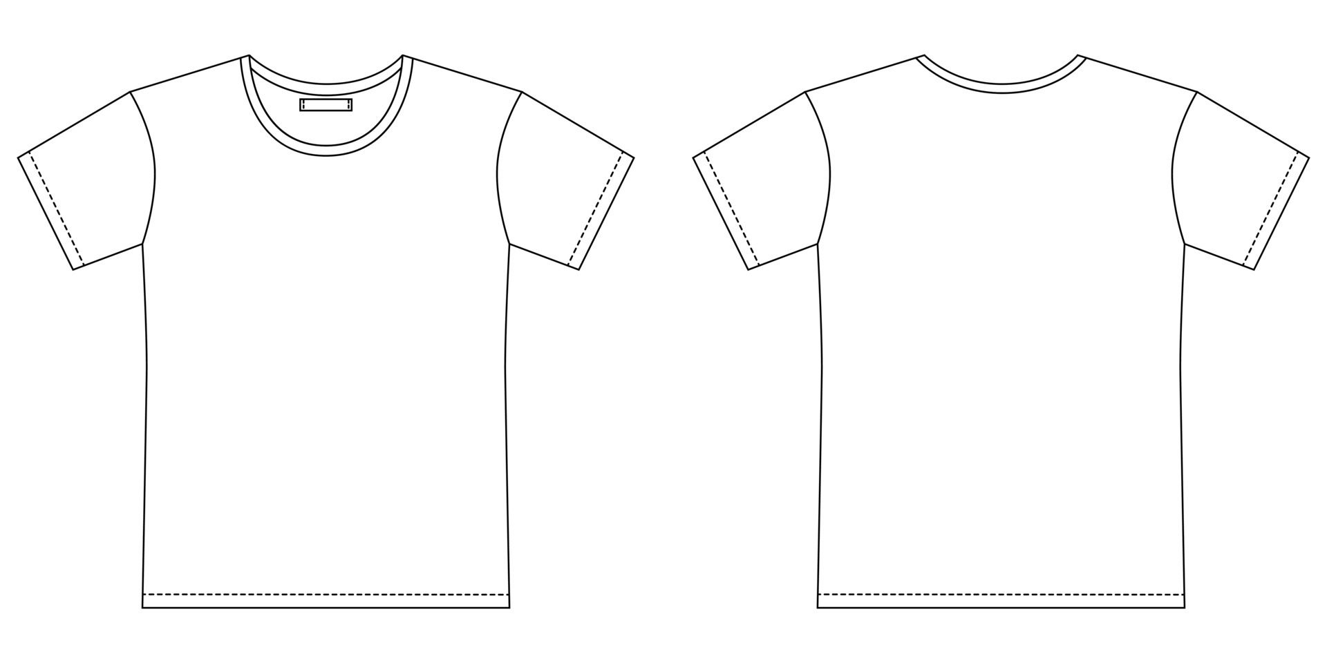 Wallpaper #32cEEpMBSpphPi3-Ovmk225 Blank T Shirt Outline Sketch Apparel T Shirt Cad Design Isolated