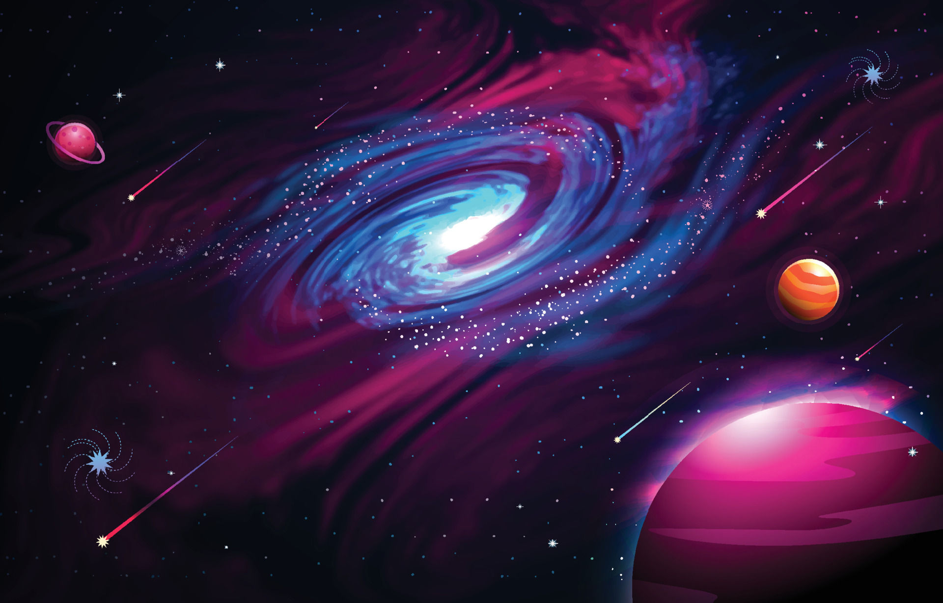 Wallpaper #CGc6B5MBSpphPi3-I8U646 Space Galaxy Background 3549556 Vector Art at Vecteezy