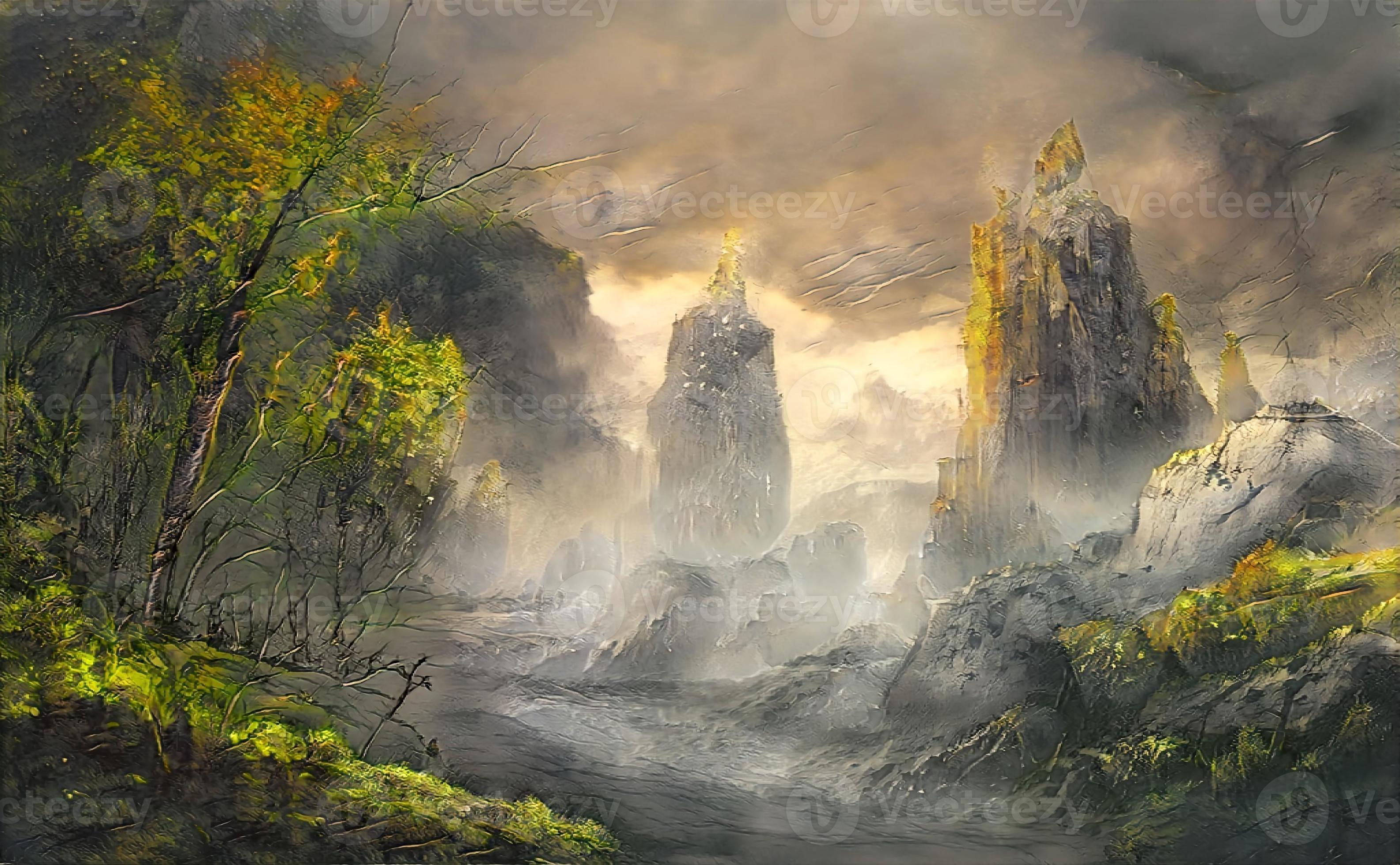 Wallpaper #HCysSpMB0E1QgA7wE_fM240 Magical Forest and Mountains Backgrounds Game Website Fantasy World