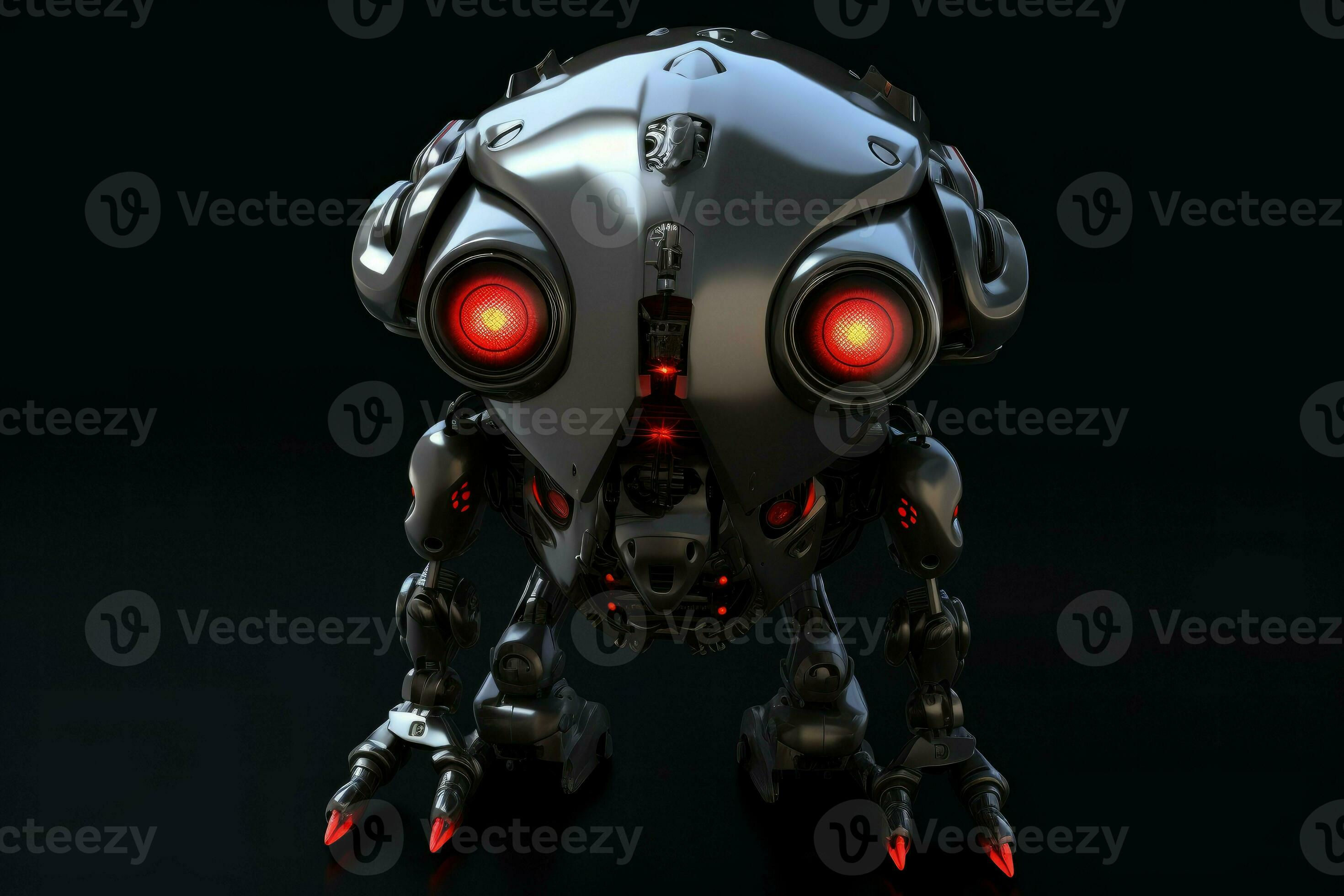 Wallpaper #vWdm9pIBSpphPi3-zYNc94 Robot Red Eyes Generate AI 23441267 Stock Photo at Vecteezy