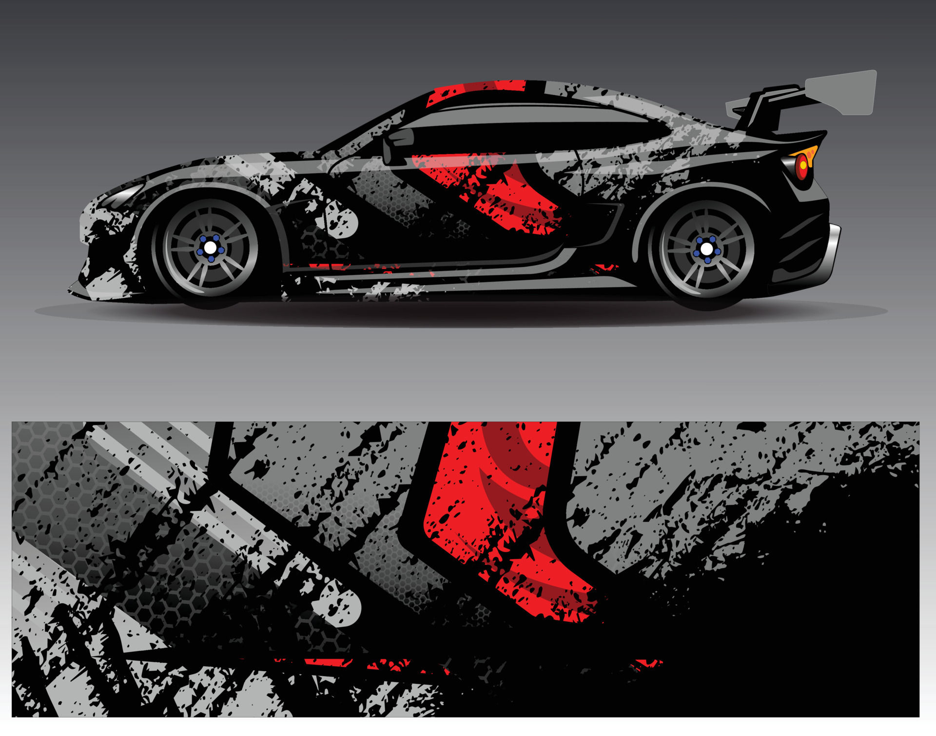 Wallpaper #TxqmT5MB1yWOL4qggn_9201 Car Wrap Design Vector Graphic Abstract Stripe Racing Background Kit