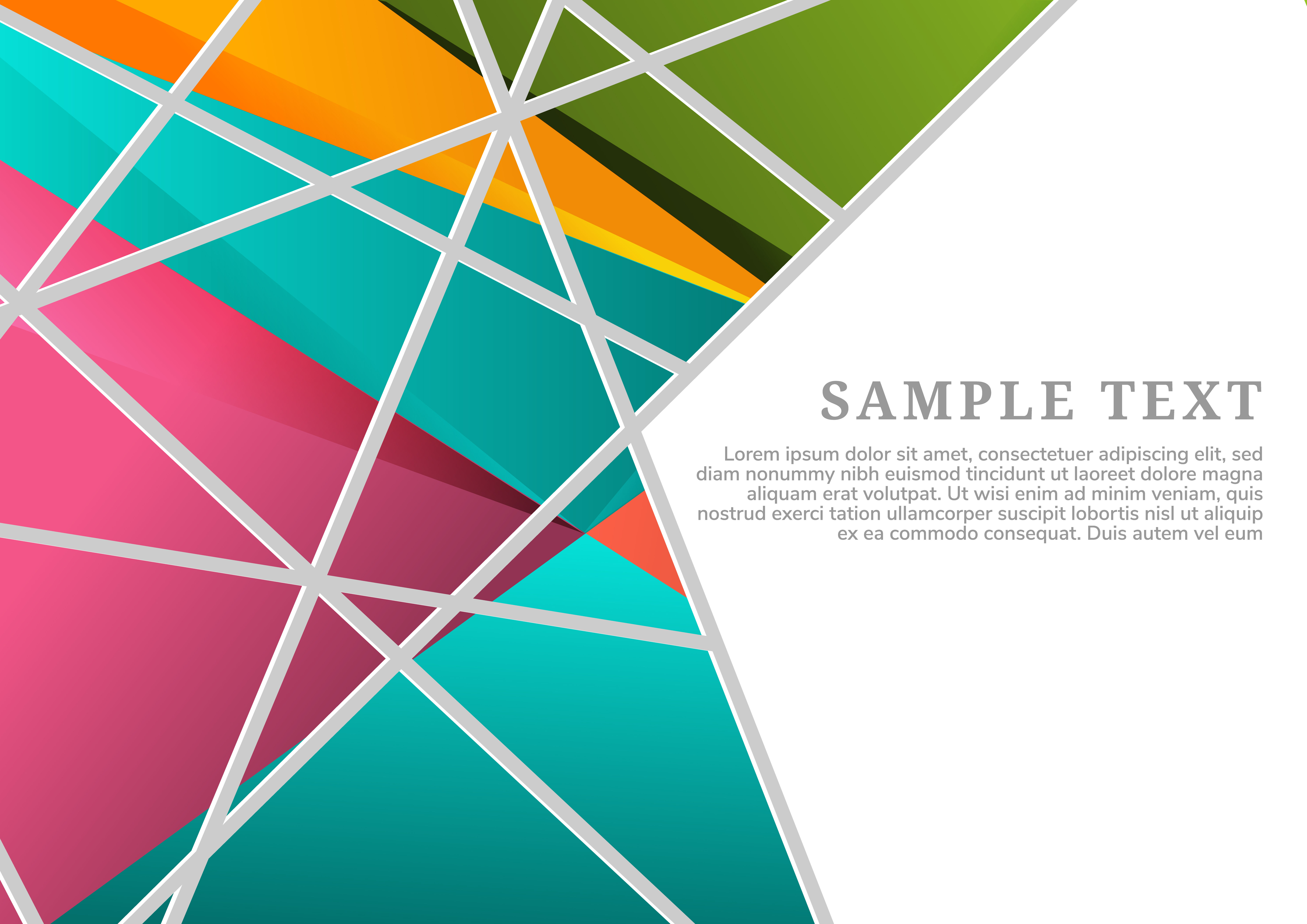 Wallpaper #bHPbg44BFI5NbQksDBw310 Abstract Geometric Colorful Background 1263415 Vector Art at Vecteezy