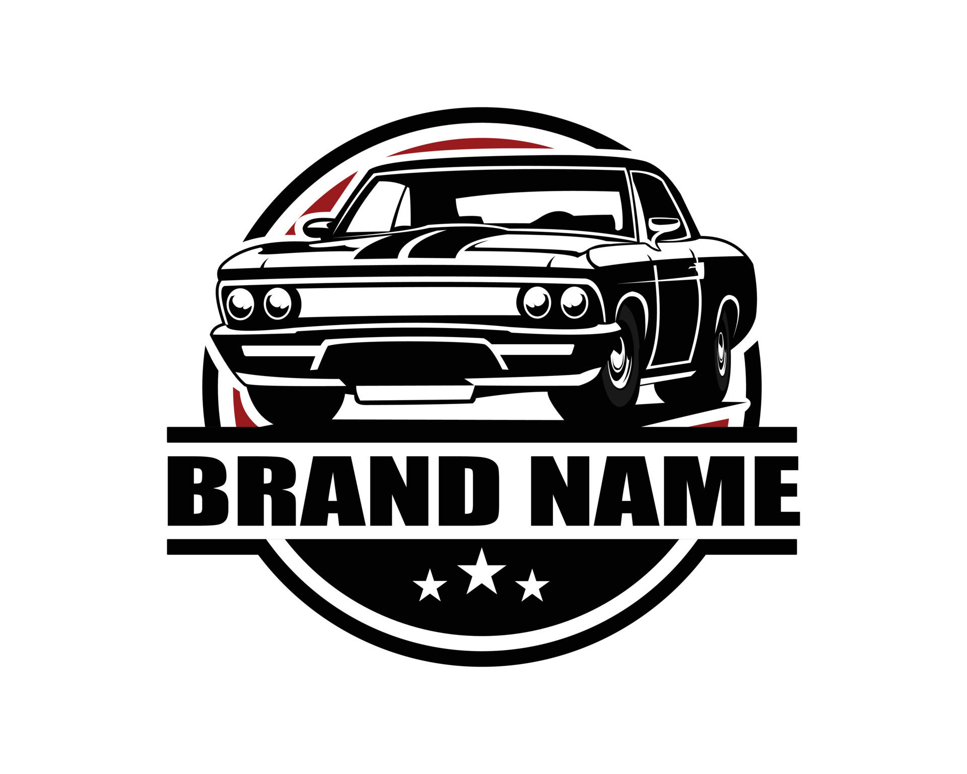 Wallpaper #4Bk1OI8BtGB6xQ78oqcT53 Muscle Car Silhouette Logo Vector Isolated Emblem Badge Concept