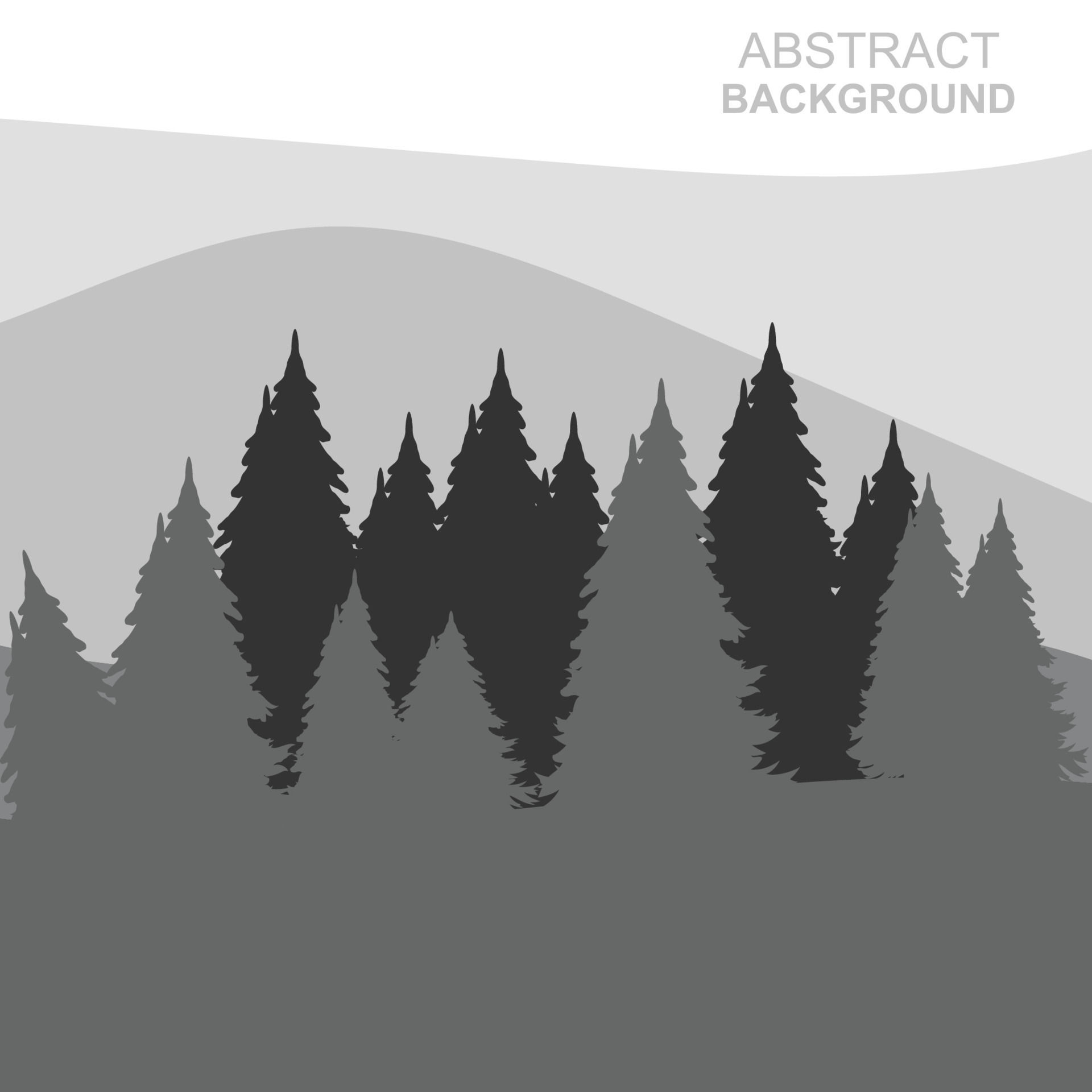 Wallpaper #qh0TLZMBlOZrFDOkGc5n182 Abstract Forest Mountains Vector Illustration Background Design
