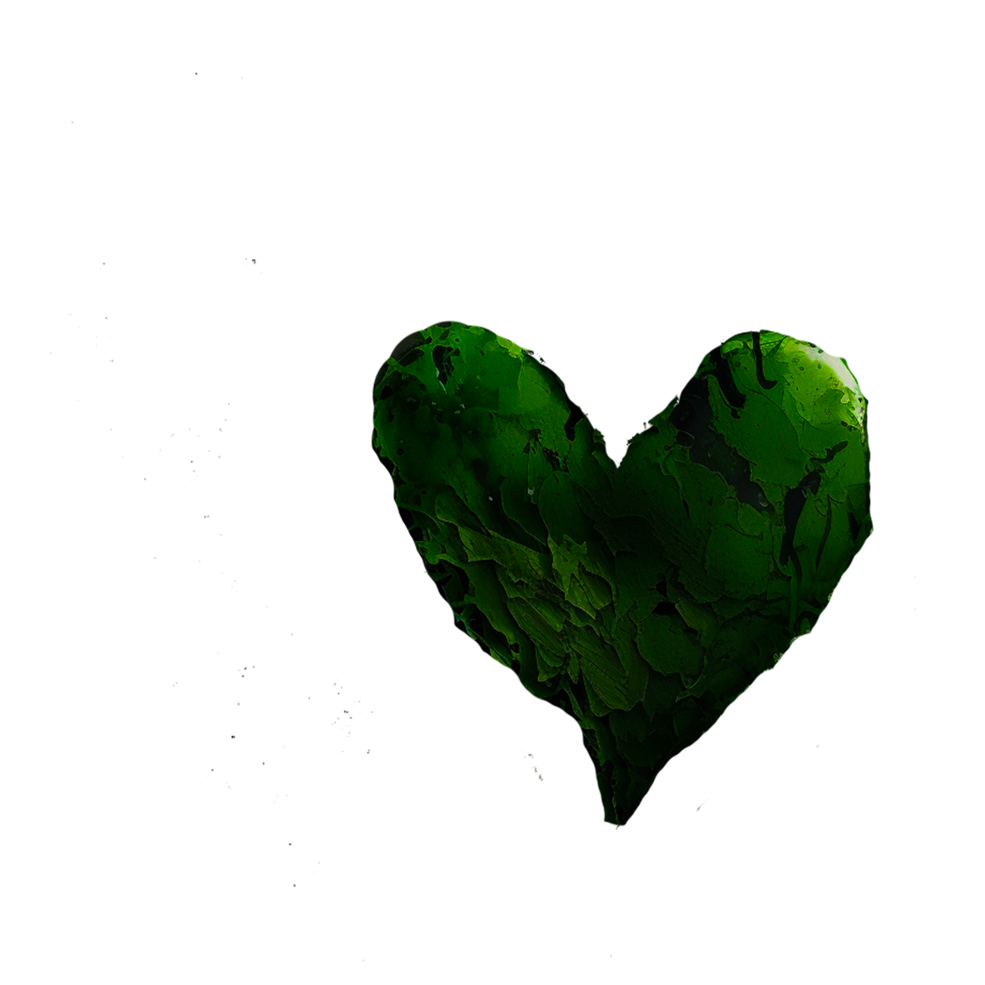 Wallpaper #Tmd395IBSpphPi3-tobx193 Dunkel Grun Herz Gemalt 23961419 Png