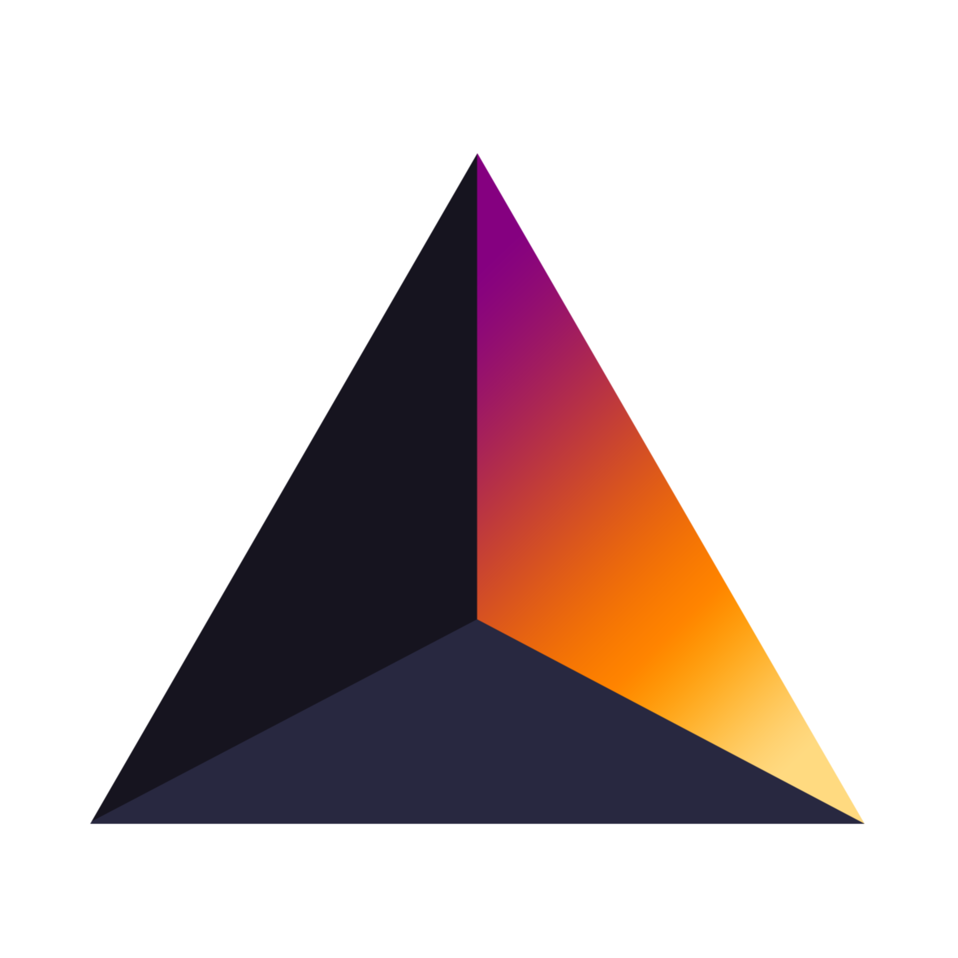 Wallpaper #9GcB_pIBSpphPi3-vp2c0 Triangle 3D Shape Gradient Illustration in Trendy Color the Colorful