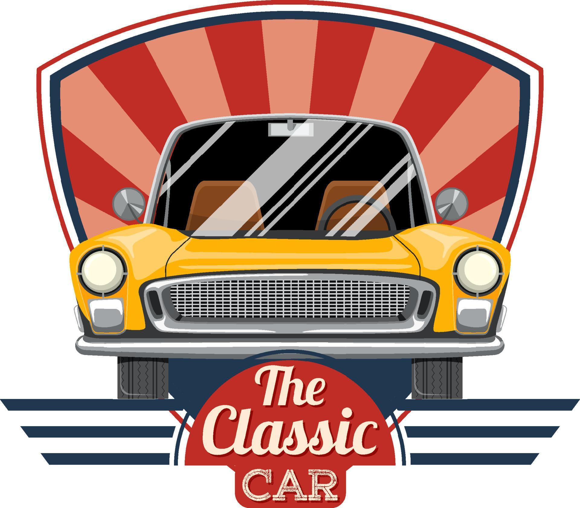 Wallpaper #SCzLSZMB0E1QgA7wqPTc213 The Classic Car Concept with Old Car Front View 6890865 Vector Art at