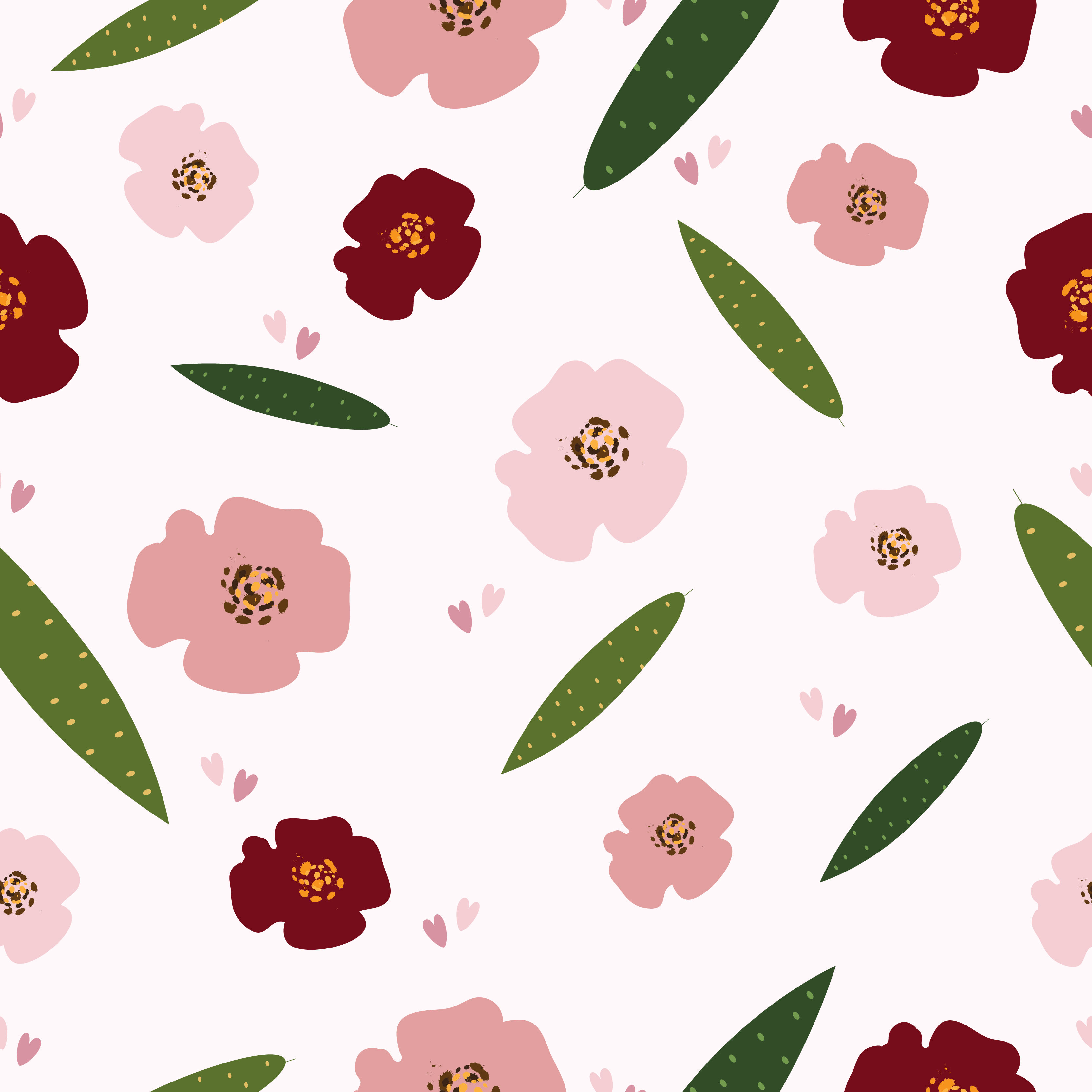 Wallpaper #8Bk5Io8BtGB6xQ78kYG73 Fresh Little Flowers Pattern 1310946 Vector Art at Vecteezy